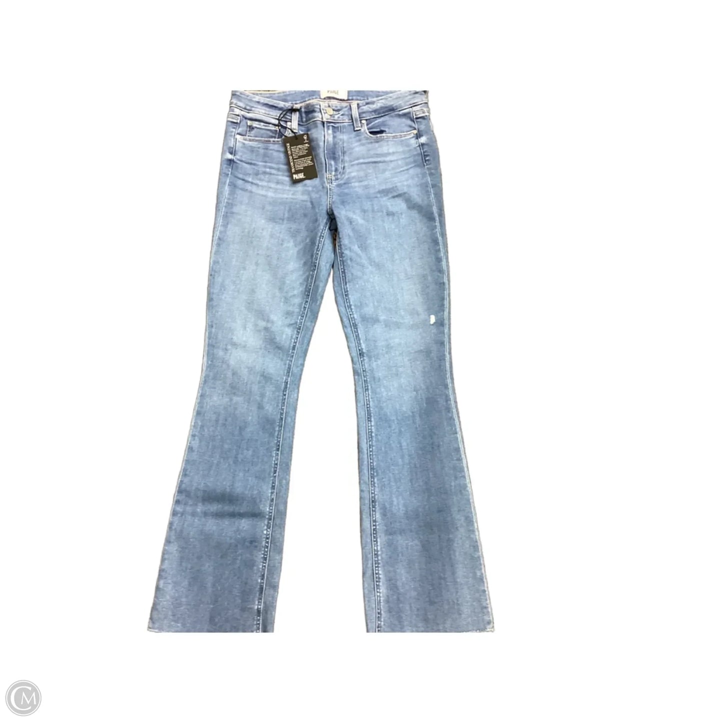 Jeans Boot Cut By Paige In Blue Denim, Size: 8