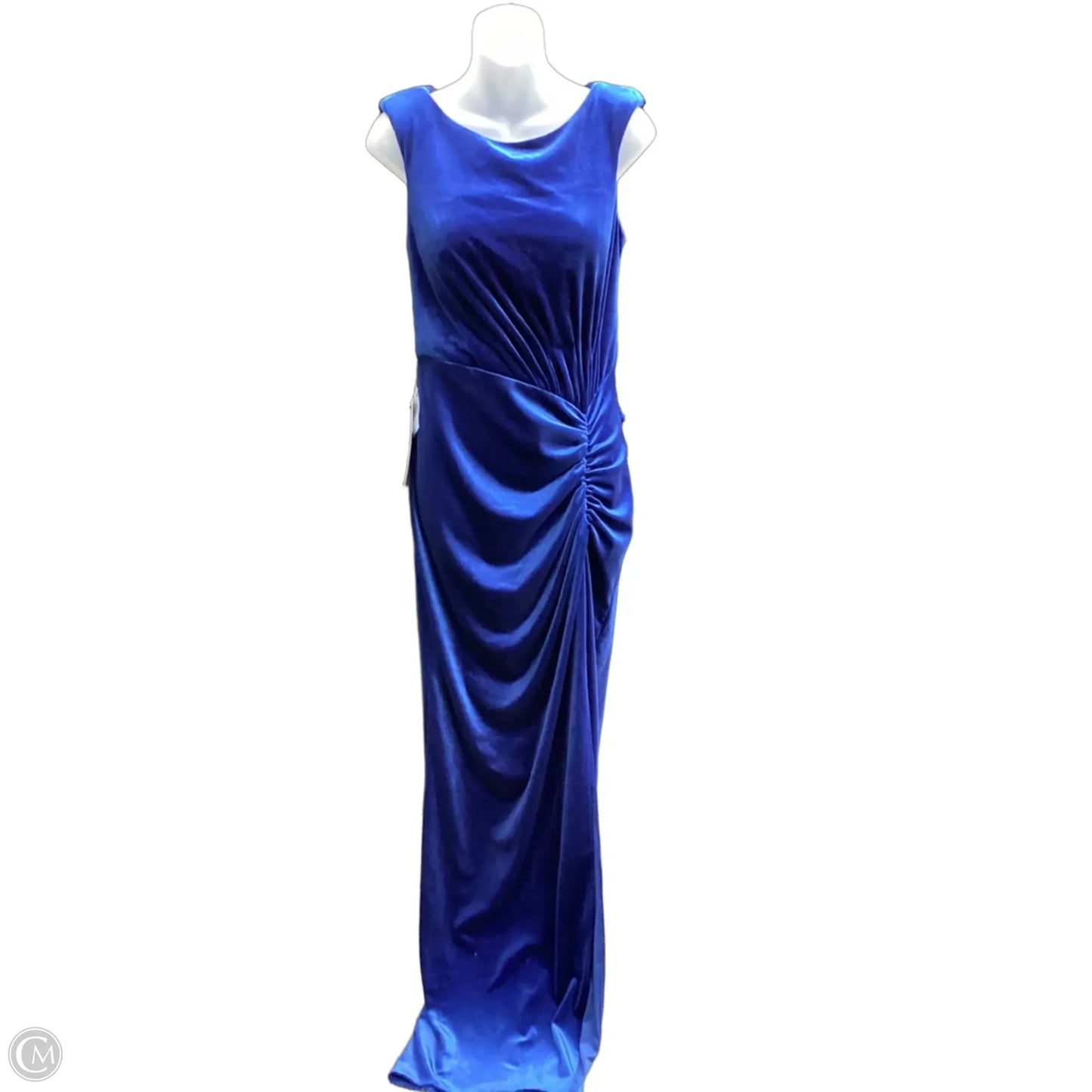 Dress Party Long By Clothes Mentor In Blue, Size: 8