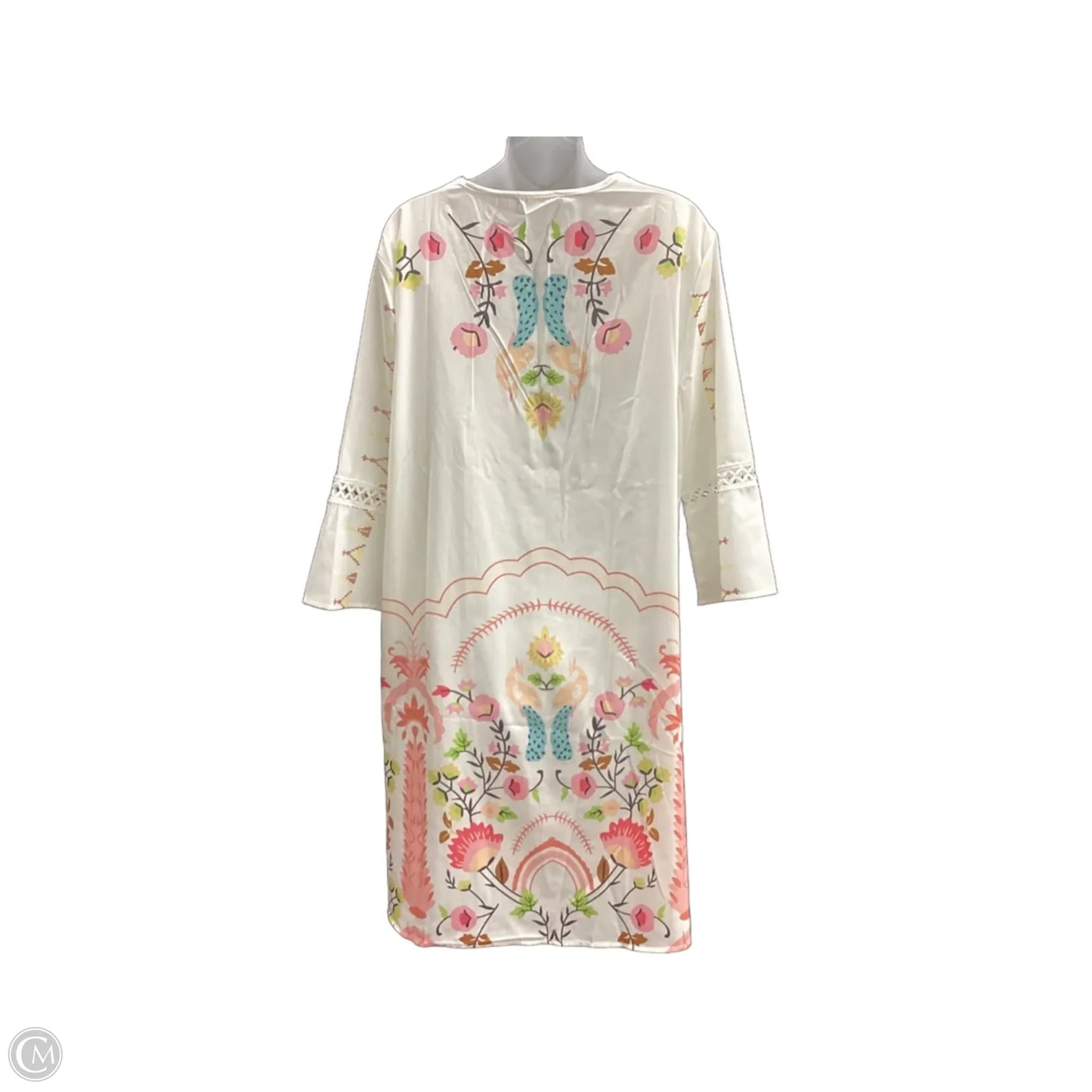 Dress Party Midi By Clothes Mentor In Floral Print, Size: 2x