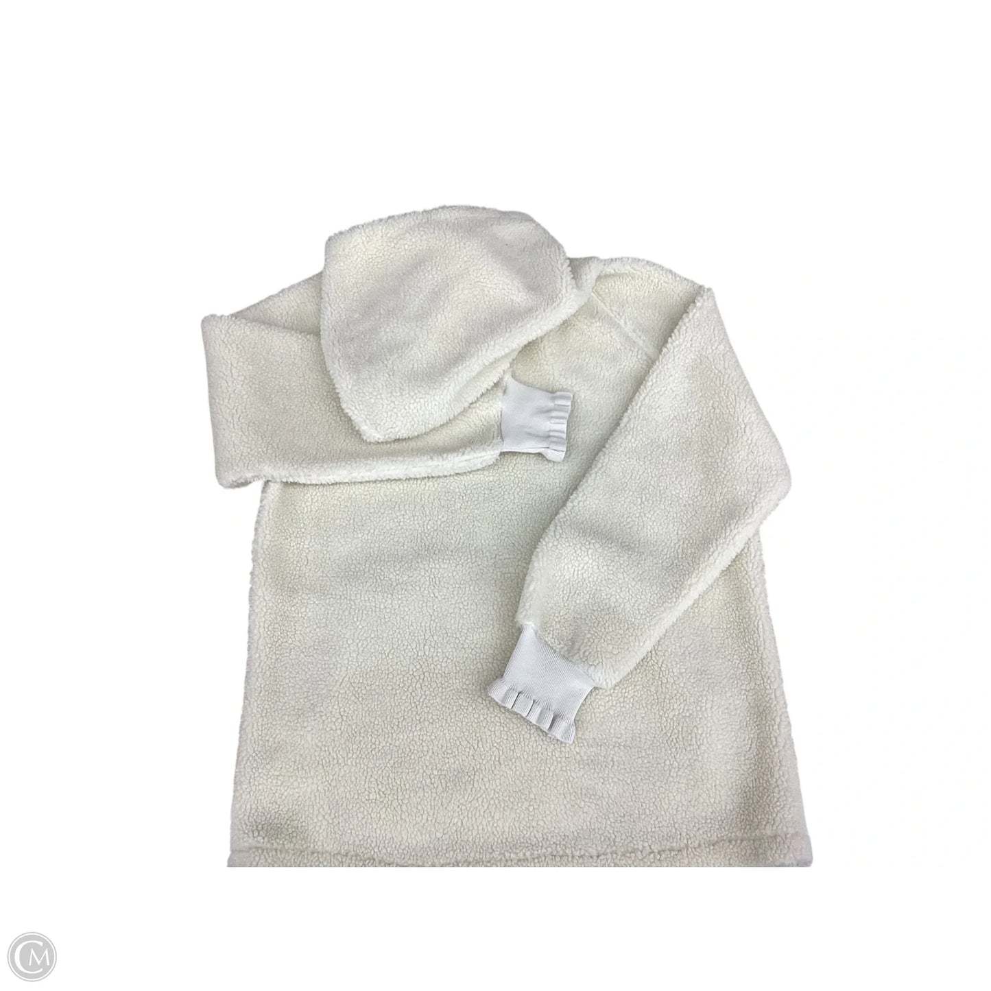 Sweatshirt Designer By Kate Spade In Cream, Size: S