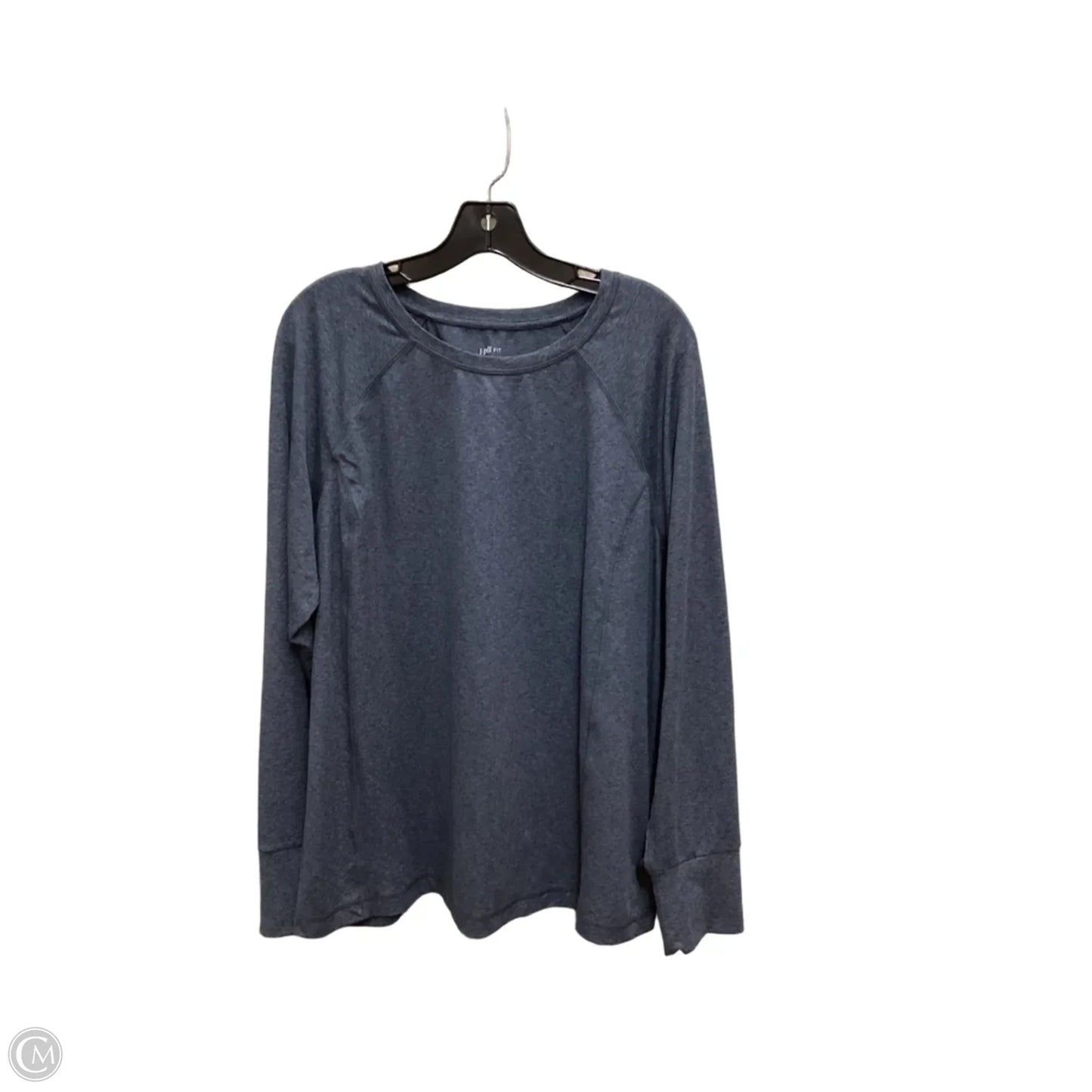 Athletic Top Long Sleeve Crewneck By J. Jill In Grey, Size: L