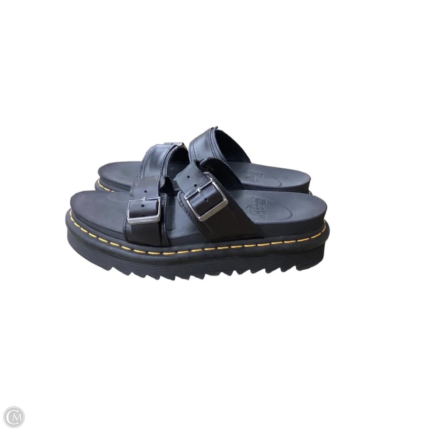 Sandals Flats By Dr Martens In Black, Size: 7