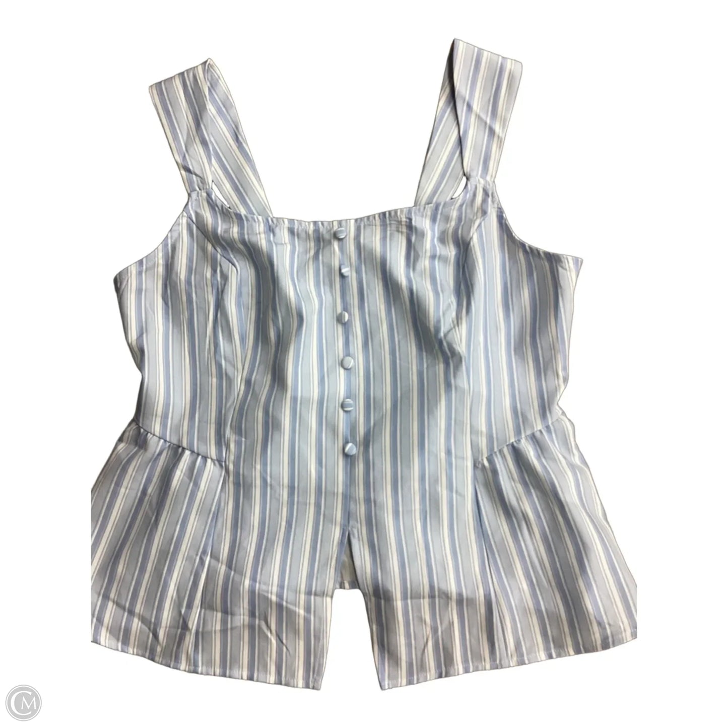 Top Sleeveless By Clothes Mentor In Striped Pattern, Size: Xl