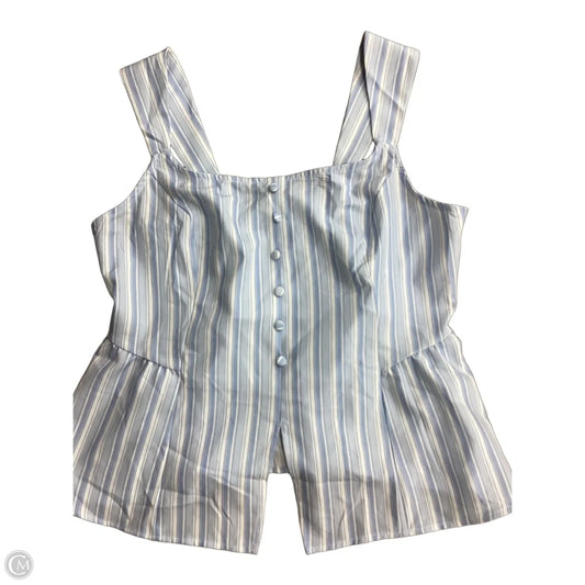 Top Sleeveless By Clothes Mentor In Striped Pattern, Size: Xl