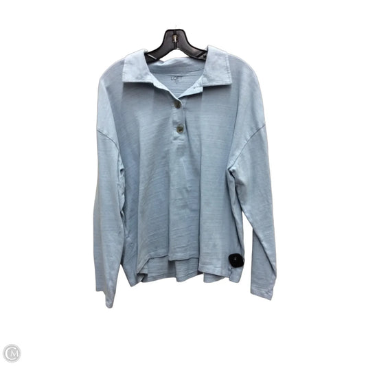 Top Long Sleeve By Loft In Blue, Size: Xl