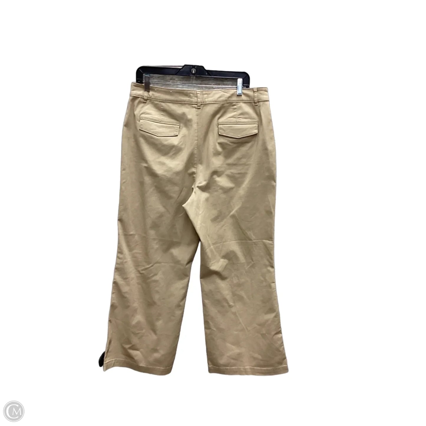 Pants Wide Leg By Loft In Tan, Size: 14