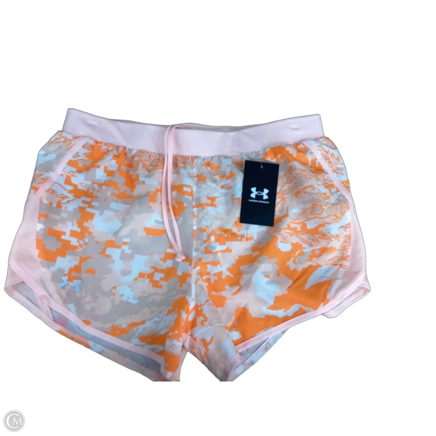 Athletic Shorts By Under Armour In Orange, Size: M