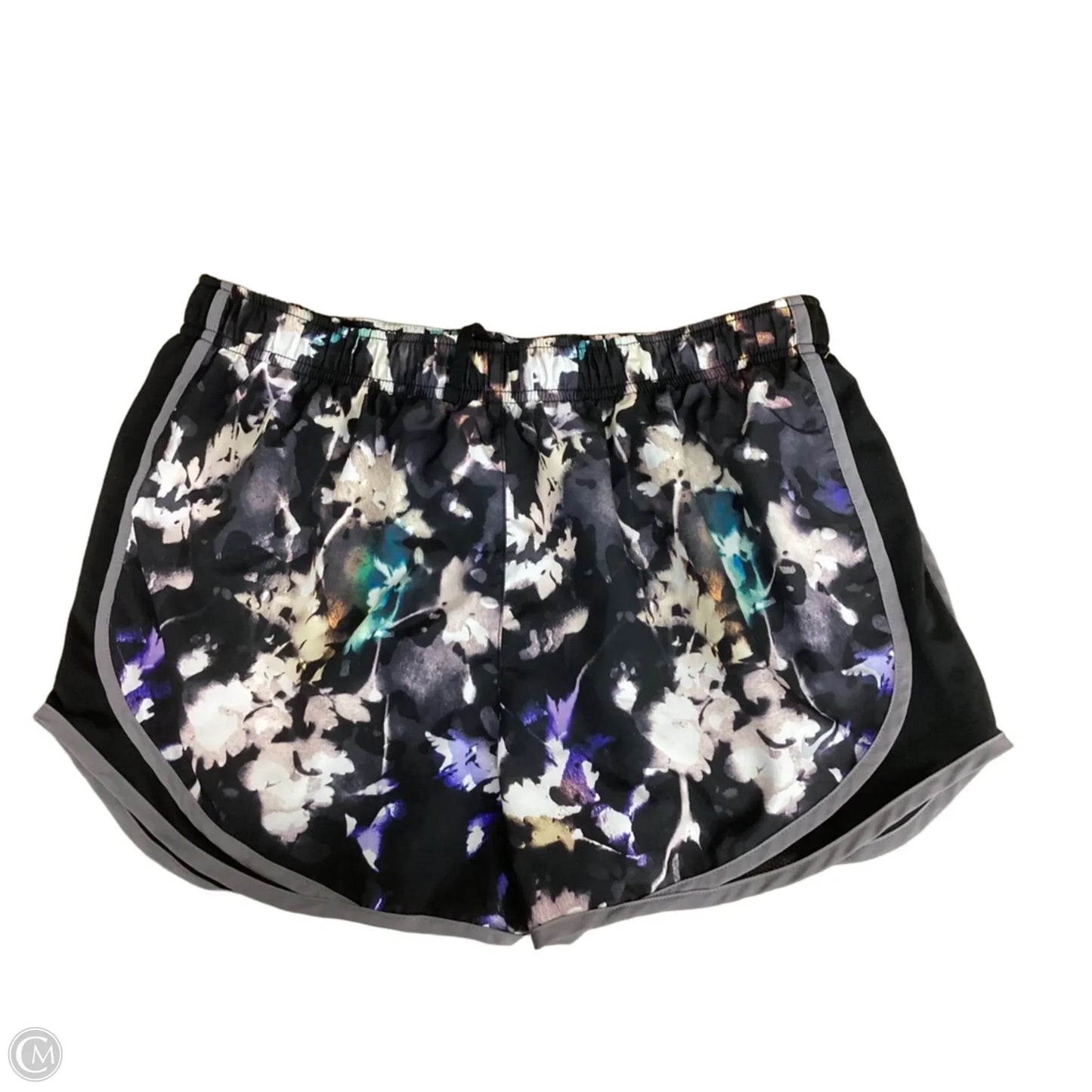 Athletic Shorts By Nike In Floral Print, Size: L