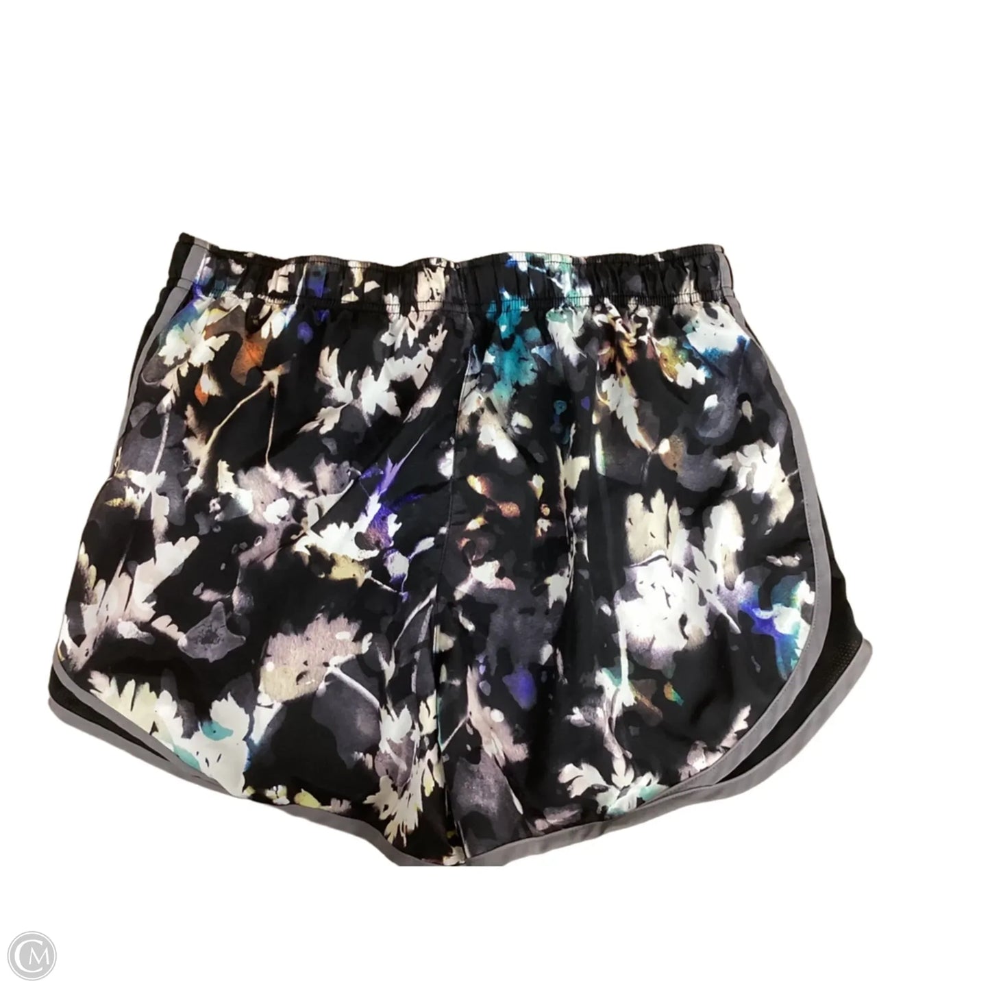 Athletic Shorts By Nike In Floral Print, Size: L
