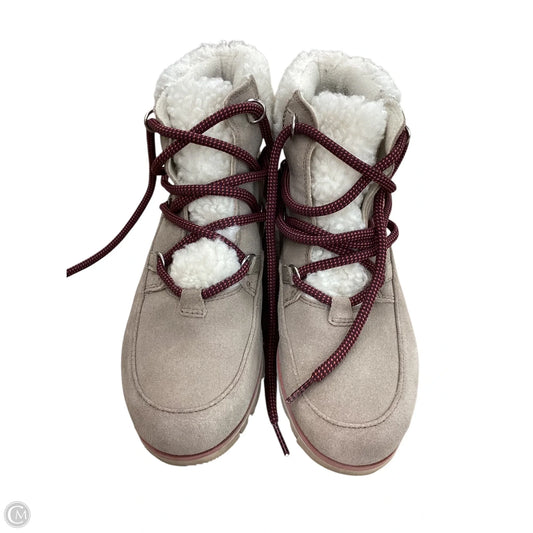 Boots Ankle Flats By Sorel In Taupe, Size: 8.5