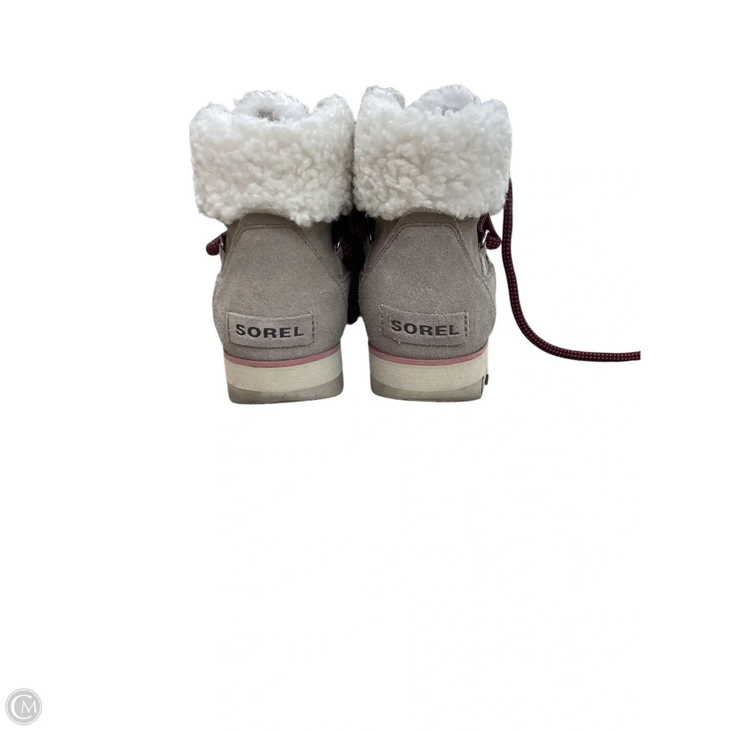Boots Ankle Flats By Sorel In Taupe, Size: 8.5