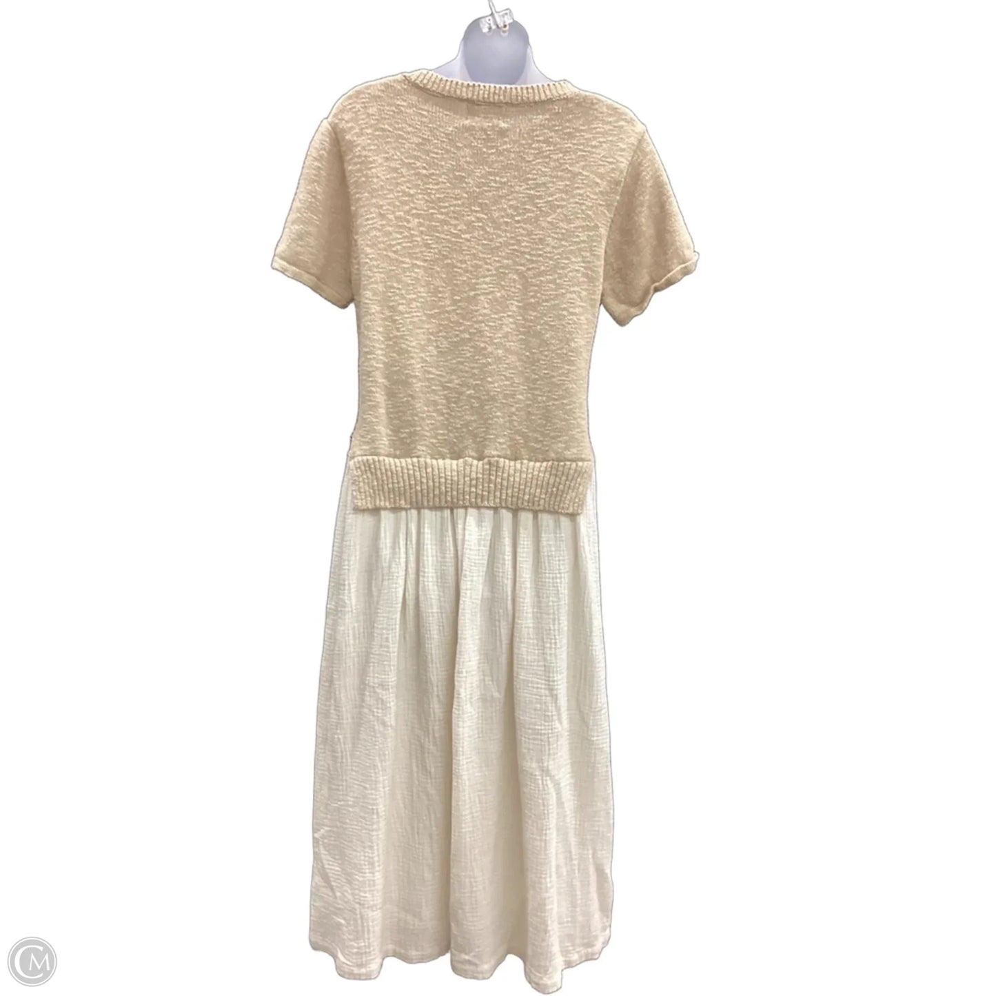 Dress Casual Maxi By Clothes Mentor In Cream, Size: L