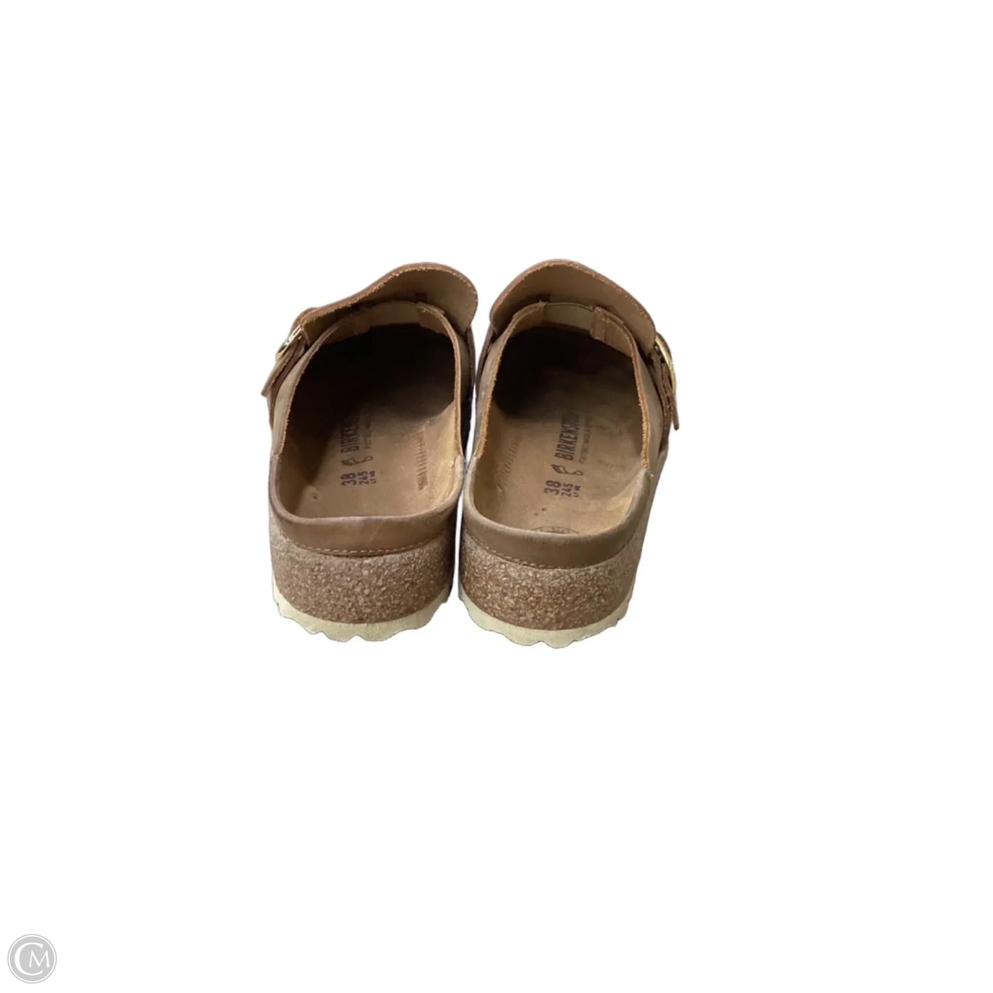 Shoes Flats By Birkenstock In Tan, Size: 8
