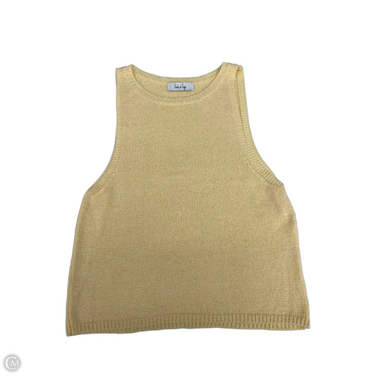 Top Sleeveless By Sadie & Sage In Yellow, Size: S