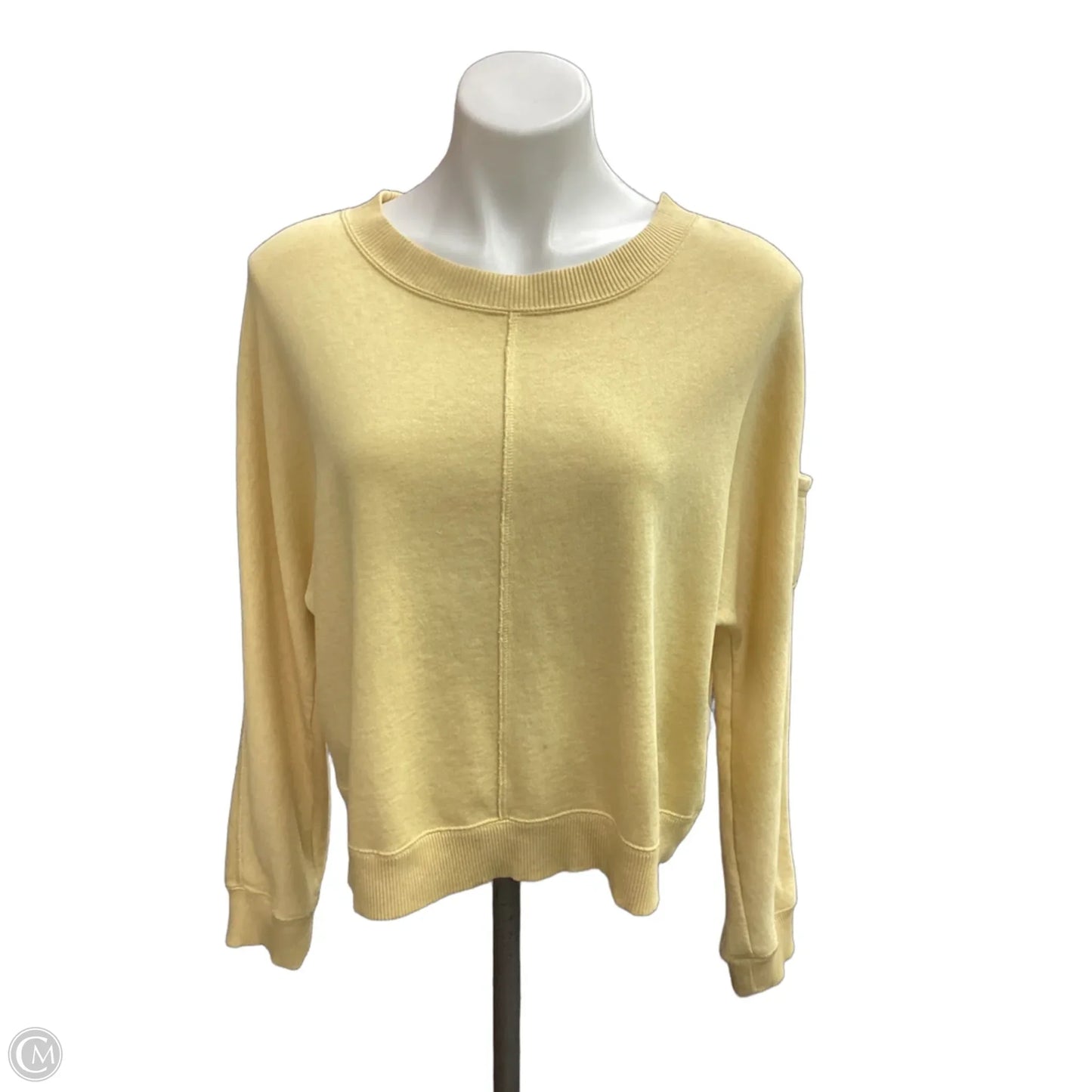 Top Long Sleeve By J. Jill In Yellow, Size: S