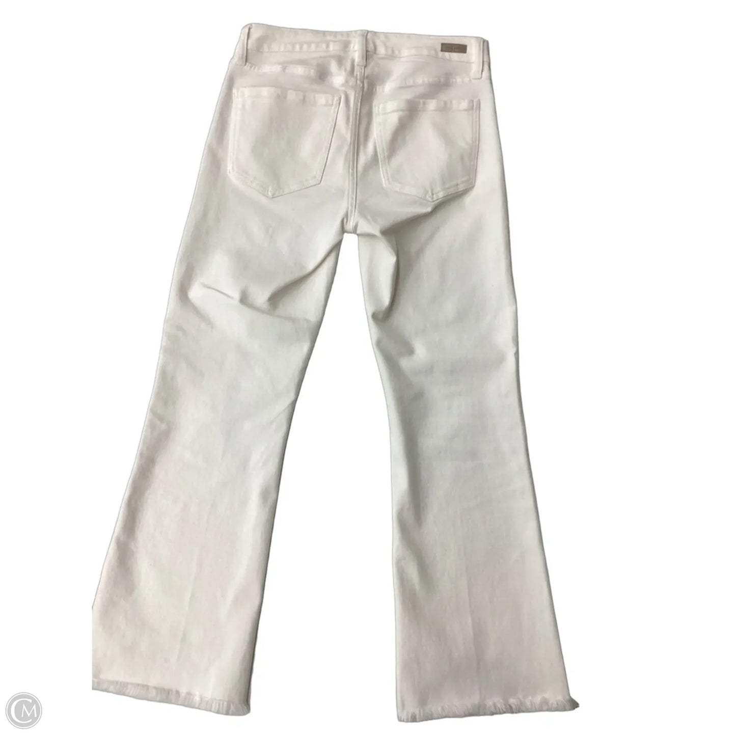 Jeans Flared By Liverpool In White, Size: 4