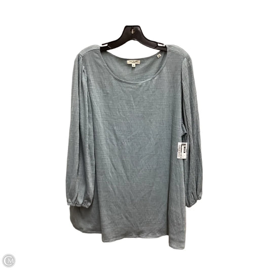 Blouse Long Sleeve By Max Studio In Green, Size: 3x