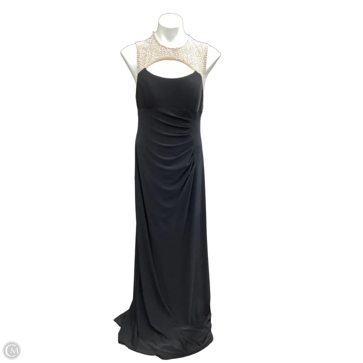 Dress Party Long By Clothes Mentor In Black, Size: 10