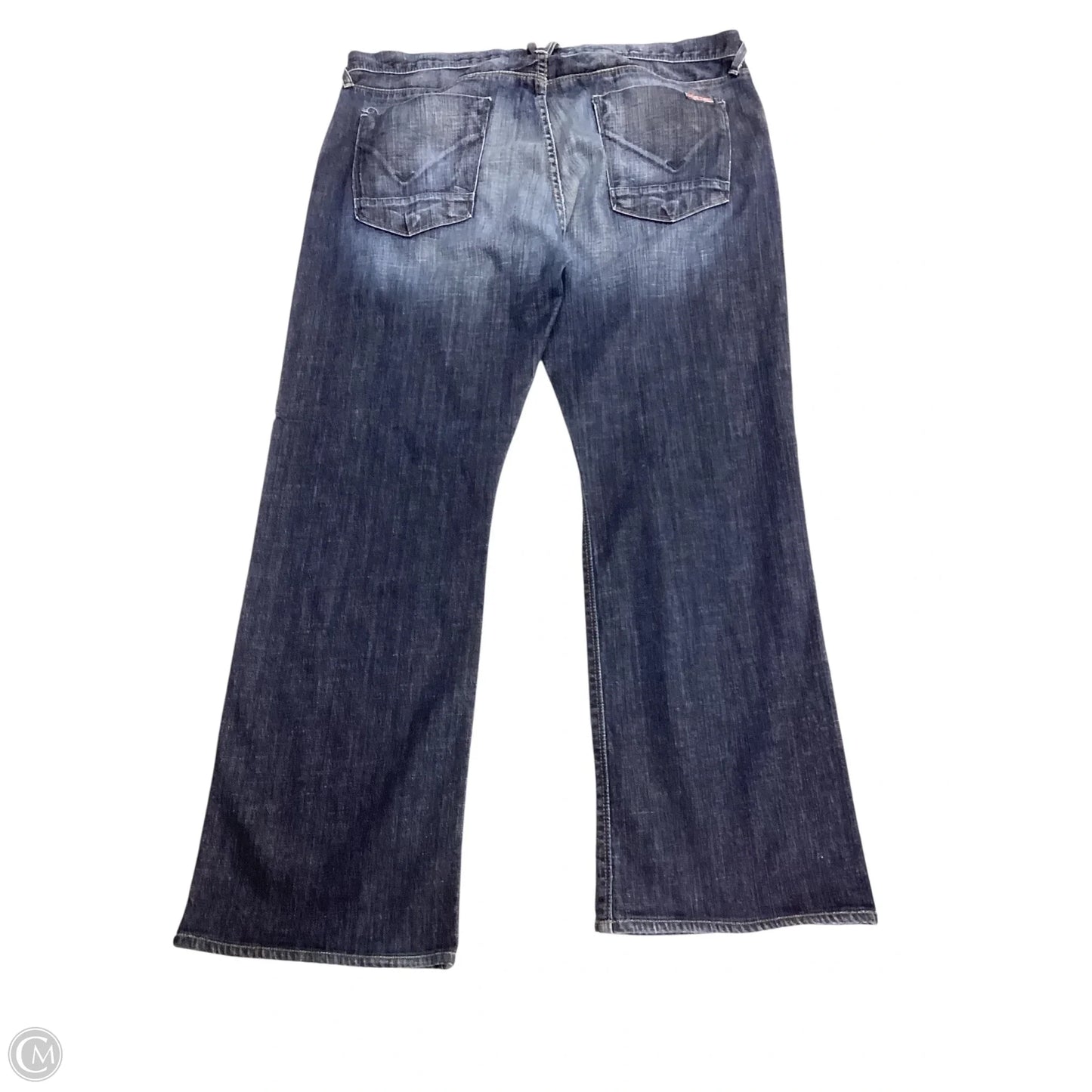 Jeans Flared By Hudson In Blue Denim, Size: 16