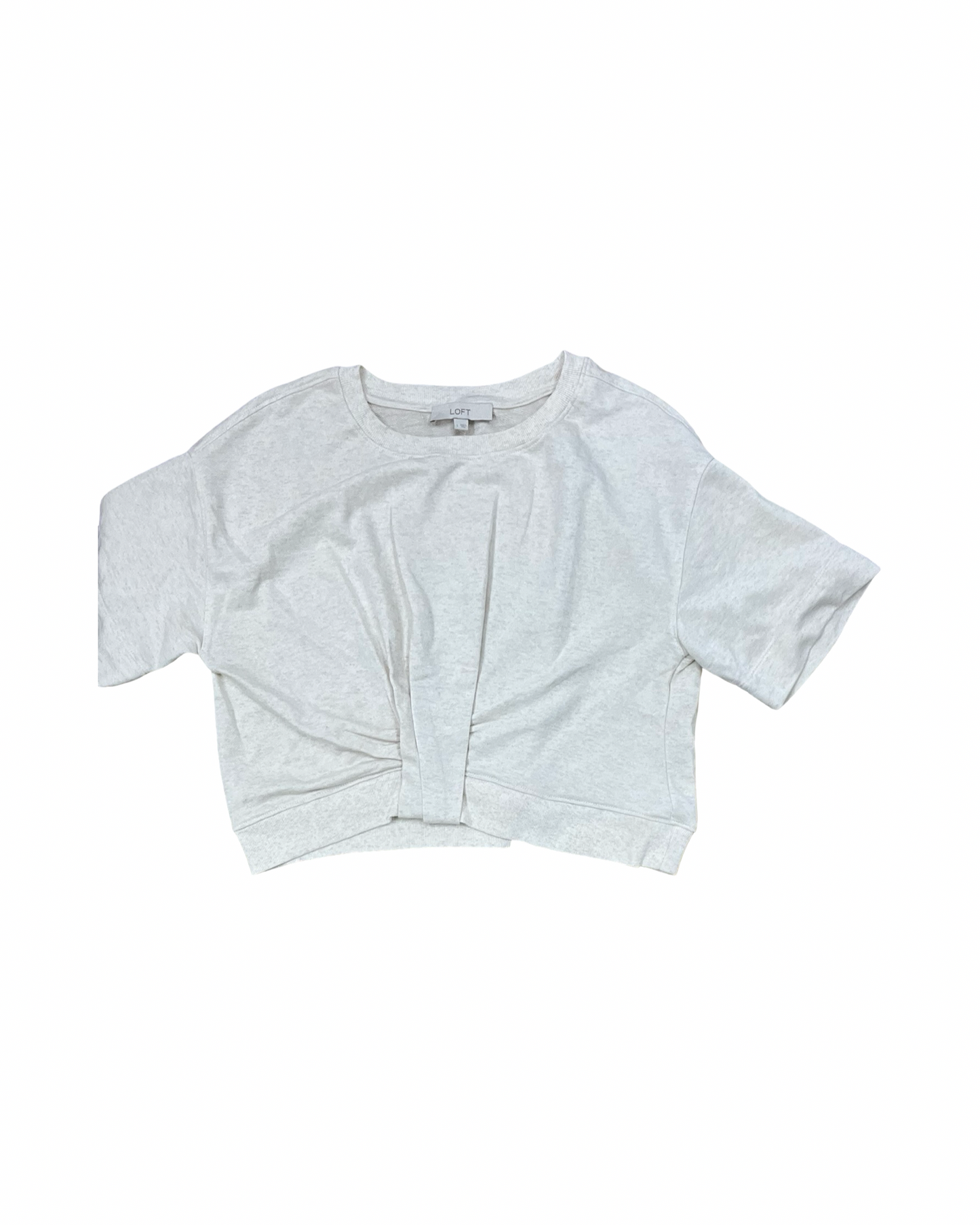 Top Ss By Loft In Cream, Size:L