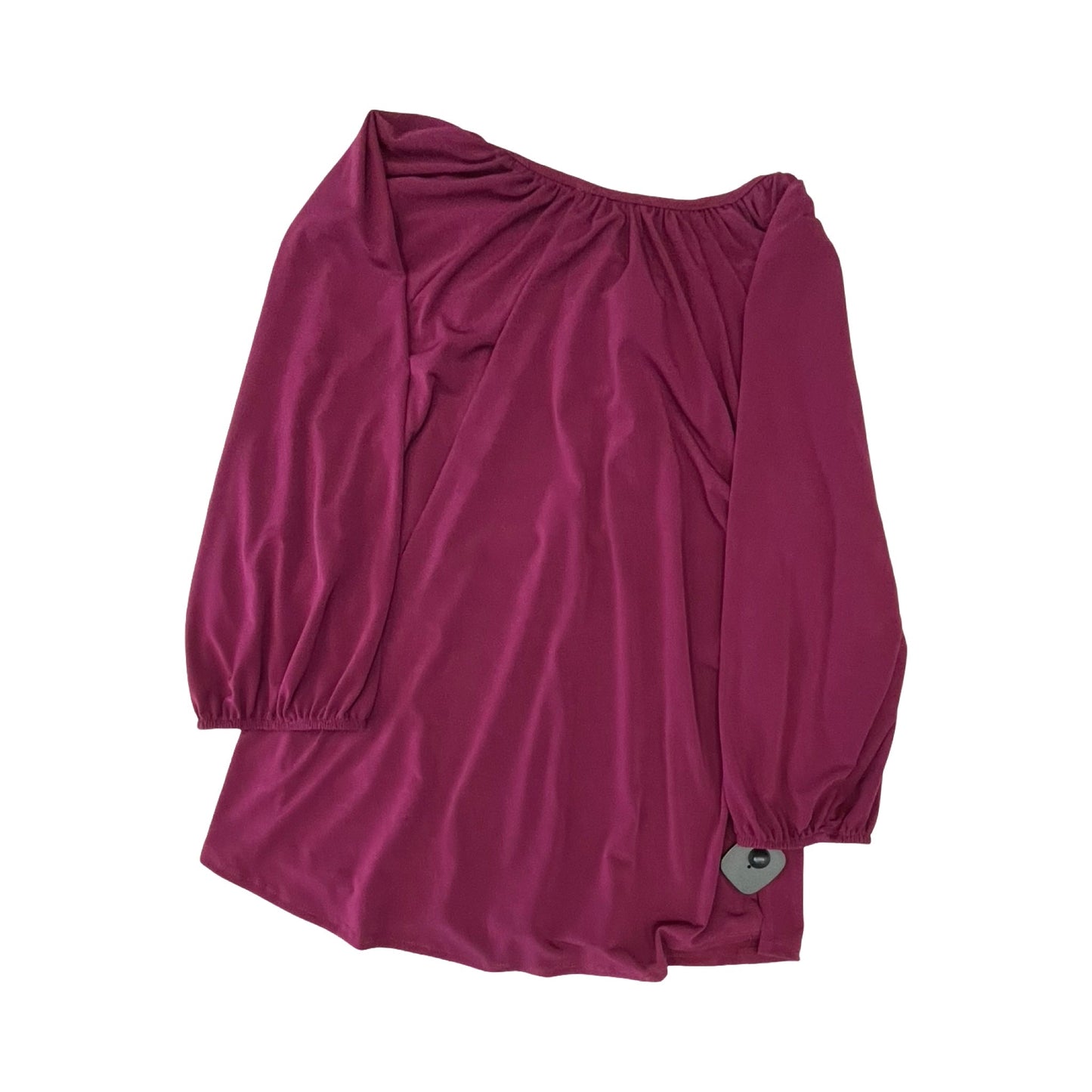 Top Ls By Ariella In Purple, Size:L