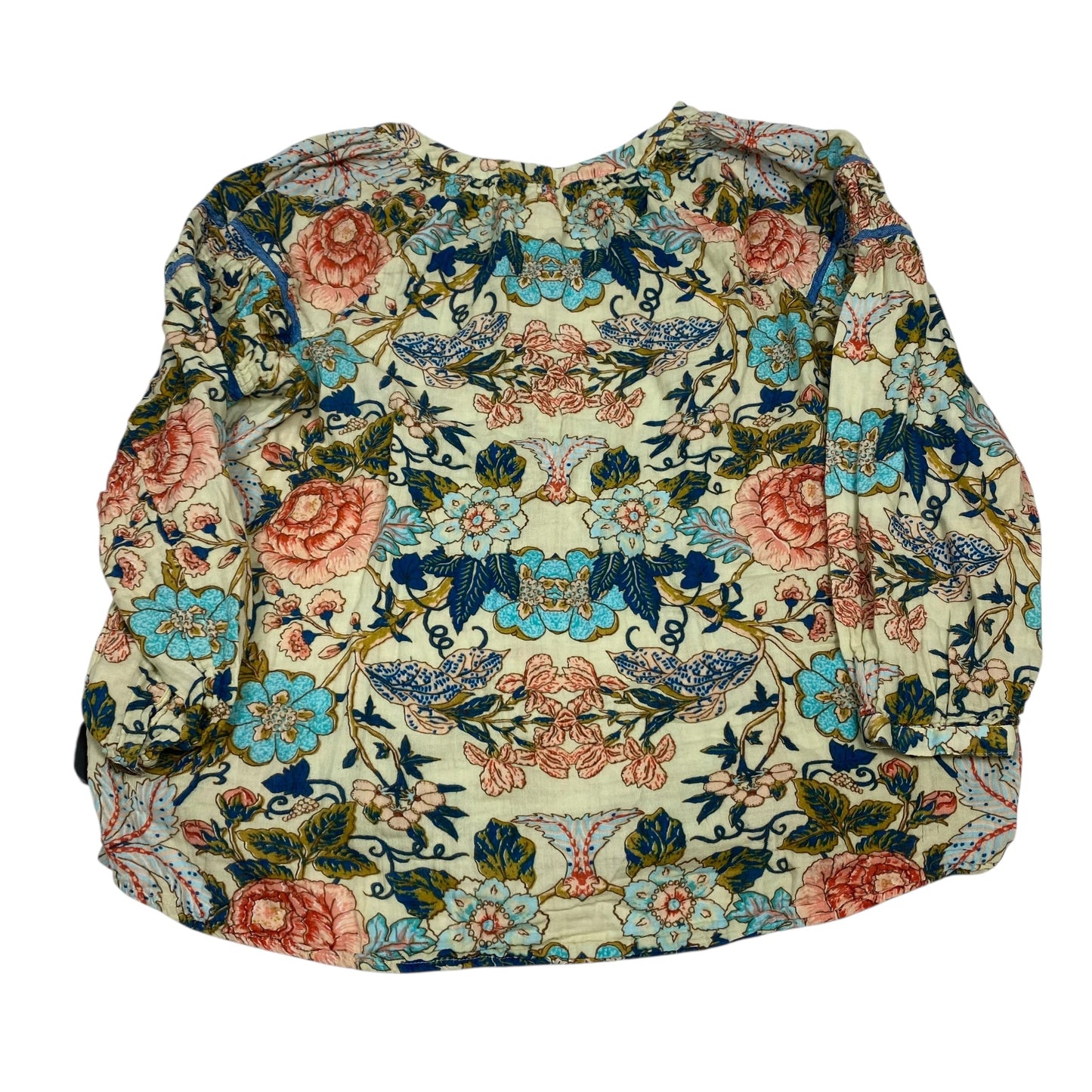 Top Ls By Soft Surroundings In Blue & Yellow, Size:2X