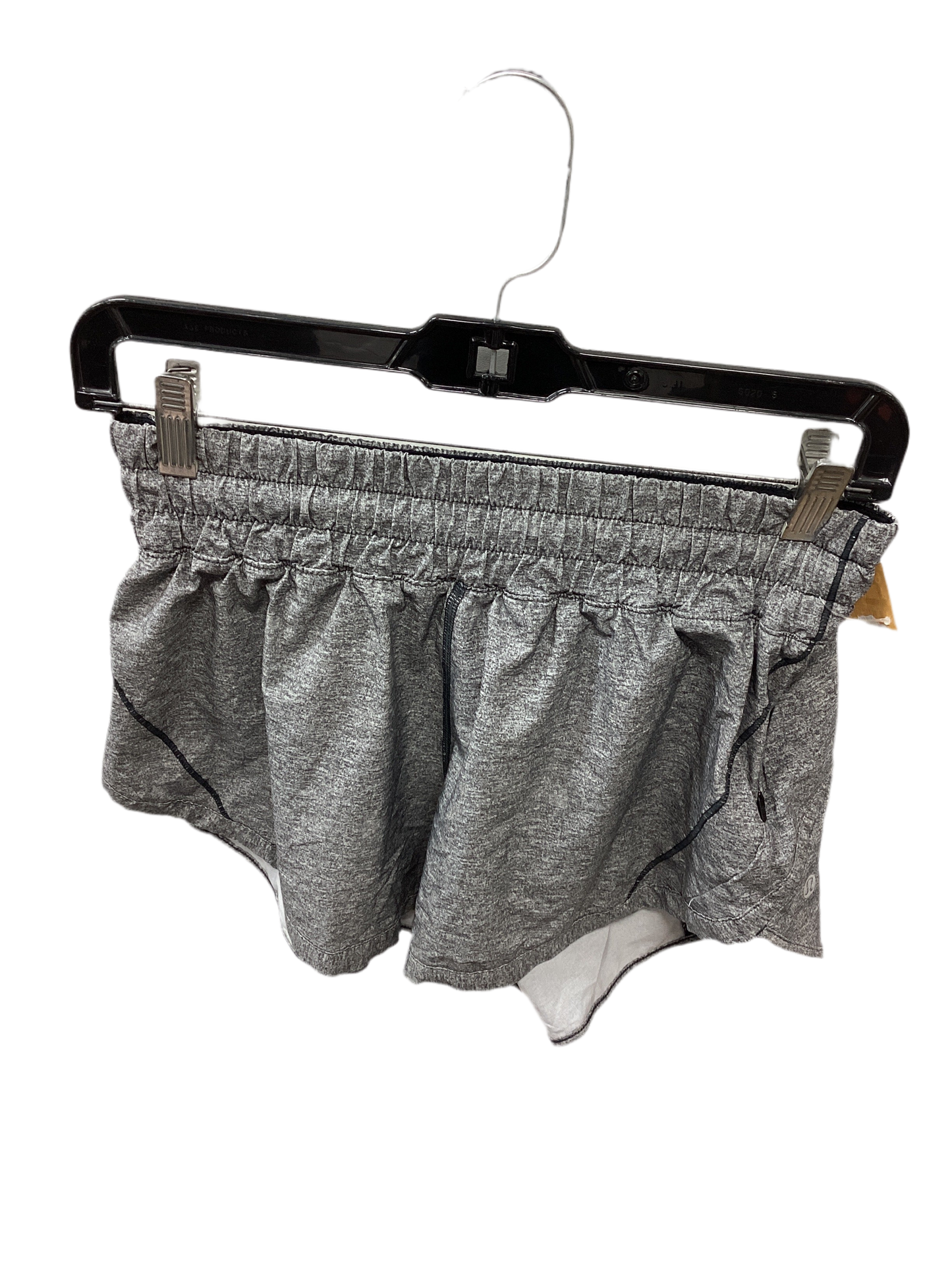 Athletic Shorts By Lululemon In Grey, Size:8