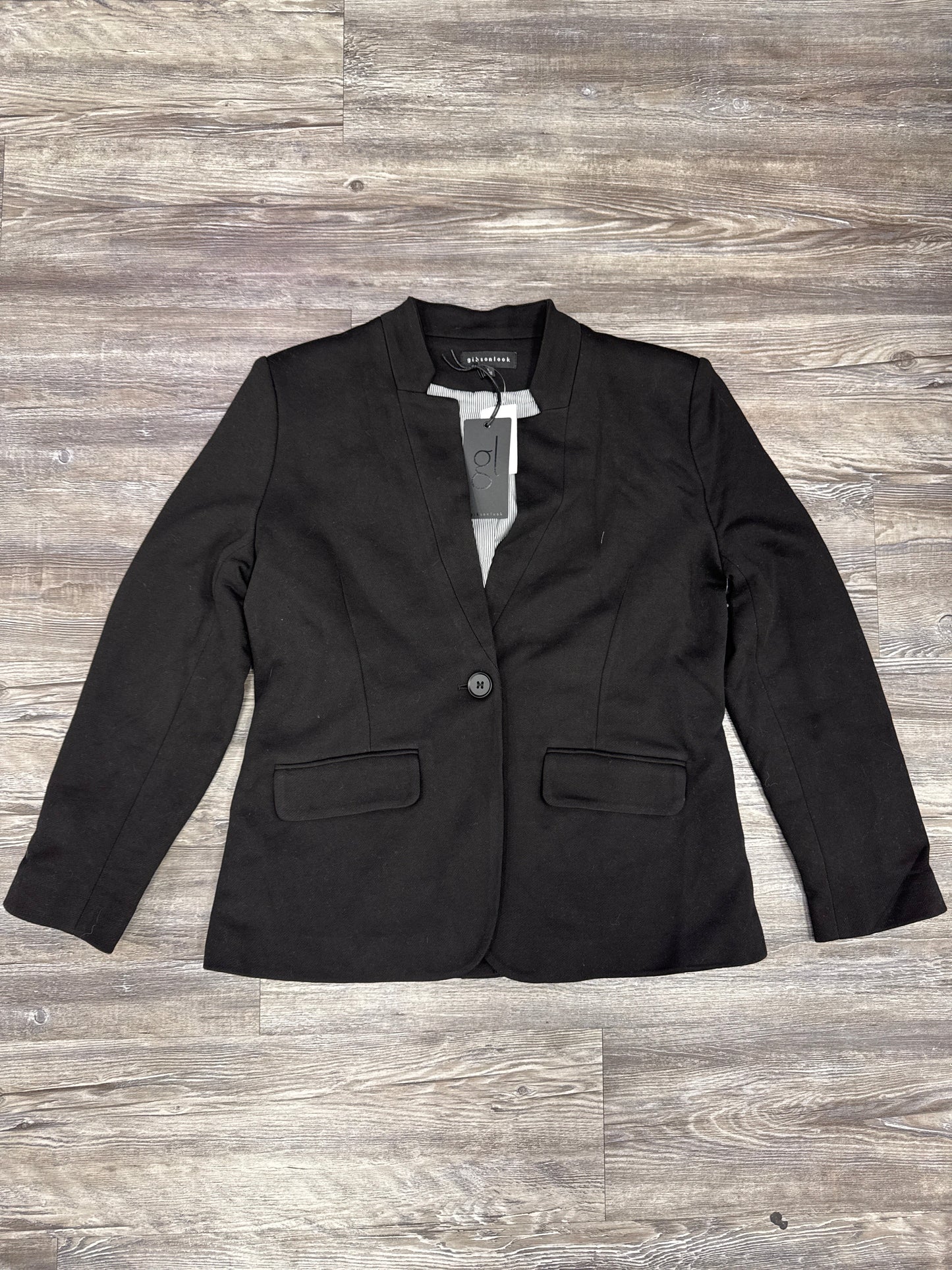 Blazer By Clothes Mentor In Black, Size: L