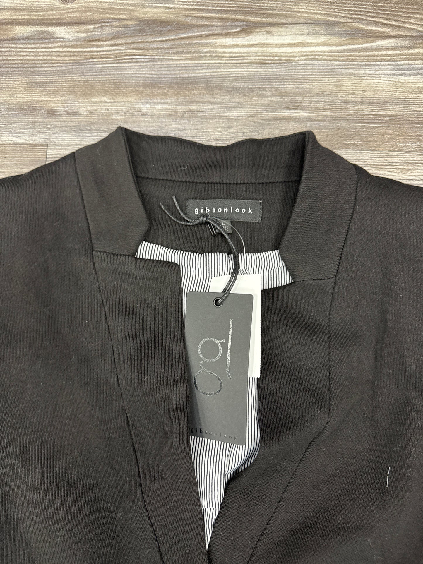 Blazer By Clothes Mentor In Black, Size: L