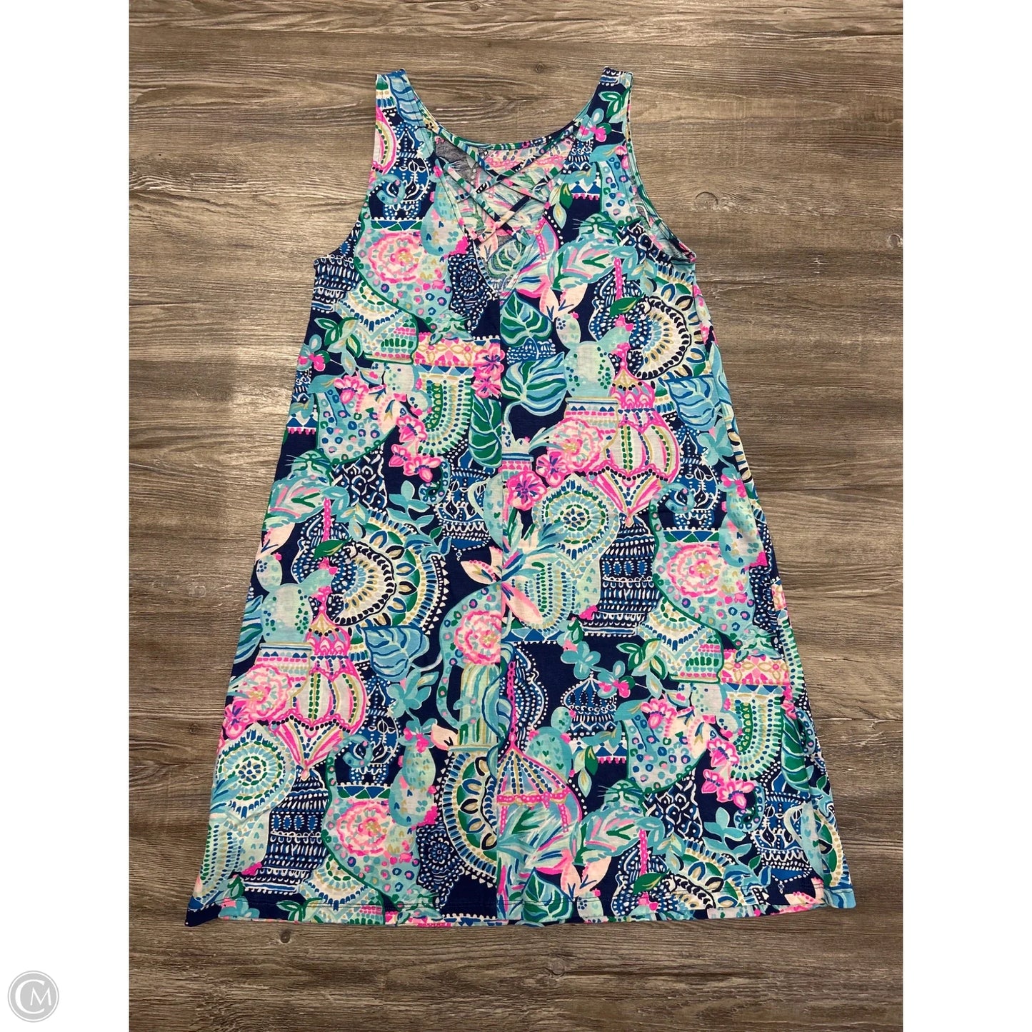 Dress Casual Short By Lilly Pulitzer In Blue & Green, Size: Xs