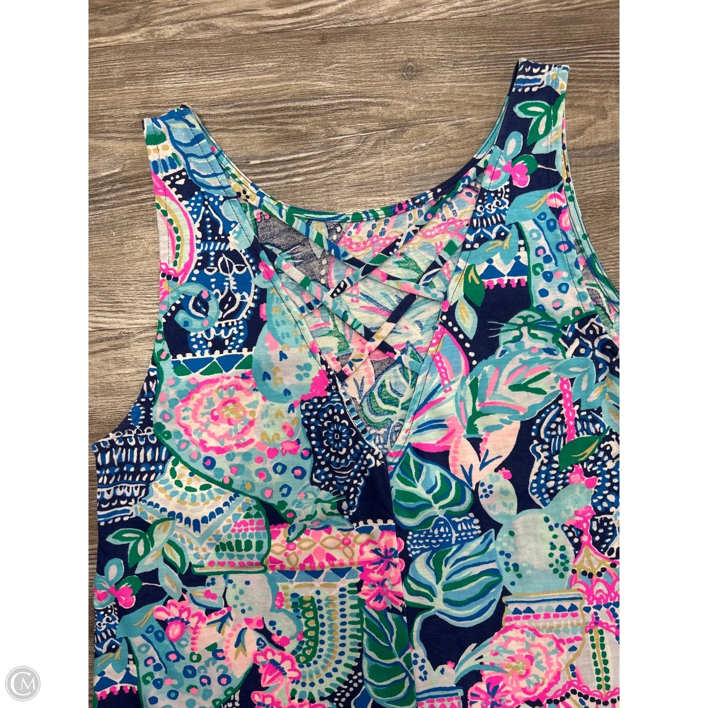 Dress Casual Short By Lilly Pulitzer In Blue & Green, Size: Xs