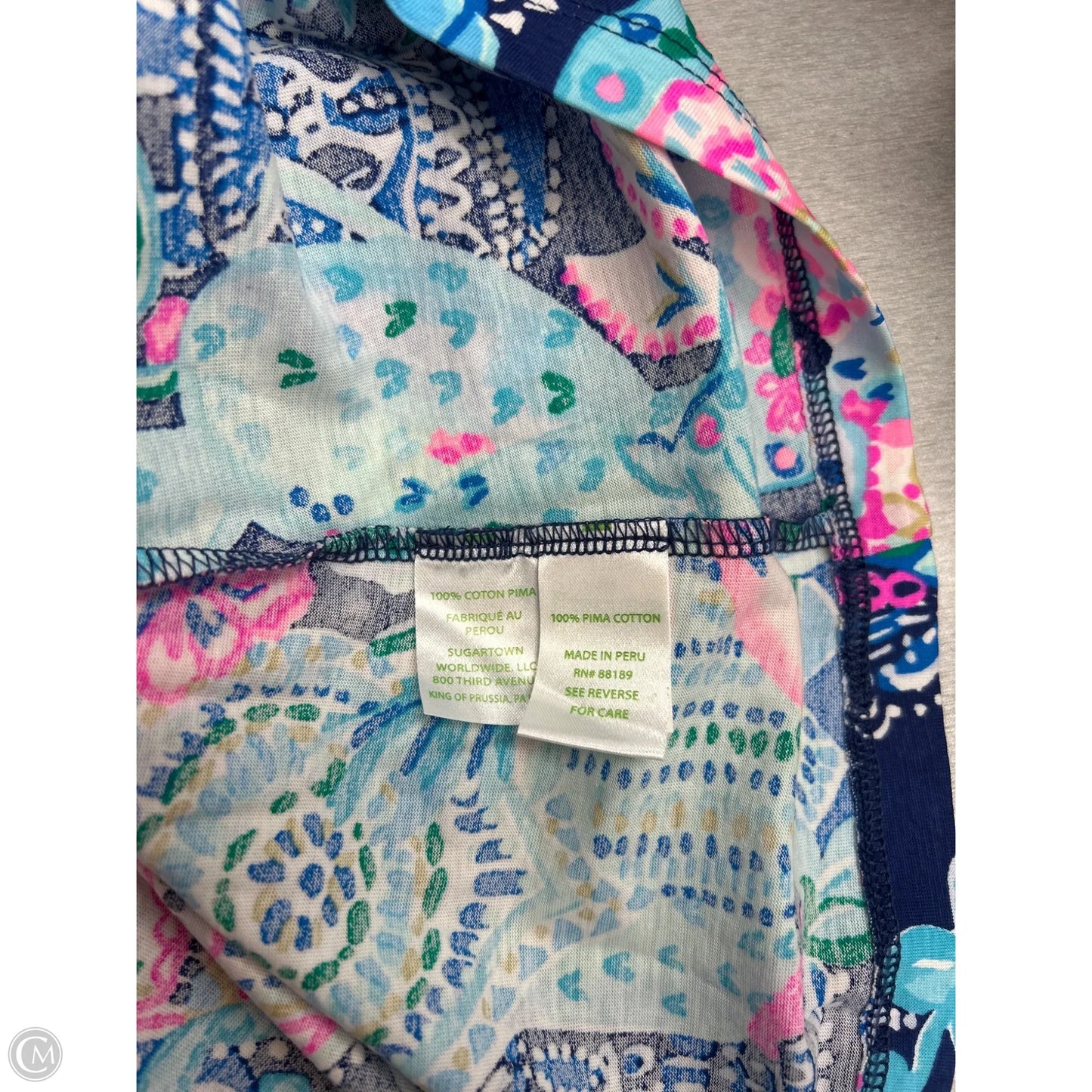 Dress Casual Short By Lilly Pulitzer In Blue & Green, Size: Xs