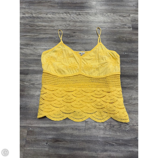 Top Sleeveless By White Birch In Yellow, Size: 3x