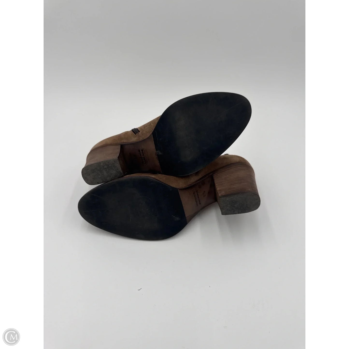 Boots Ankle Heels By Aquatalia In Brown, Size: 8.5