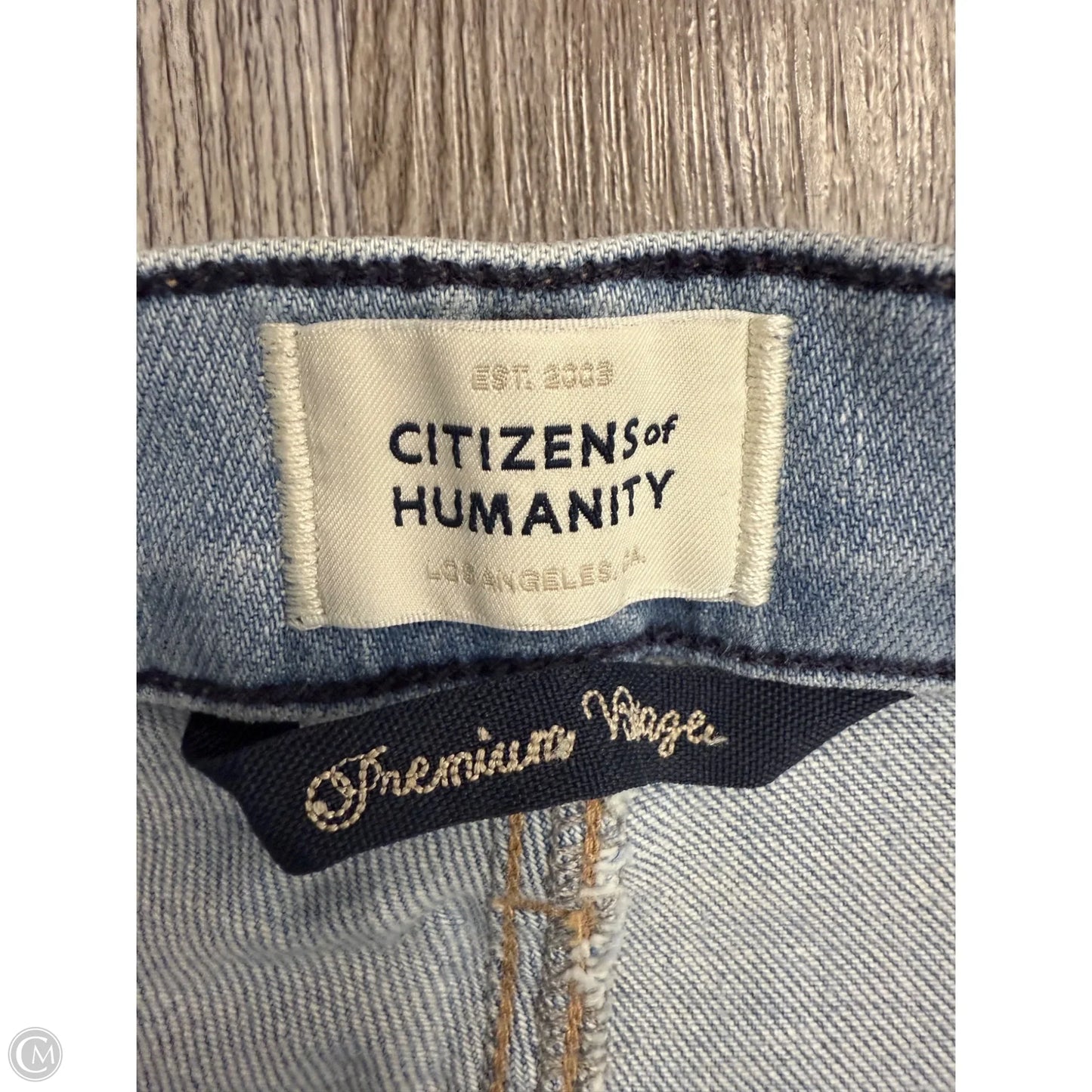 Jeans Designer By Citizens Of Humanity In Blue Denim, Size: 0