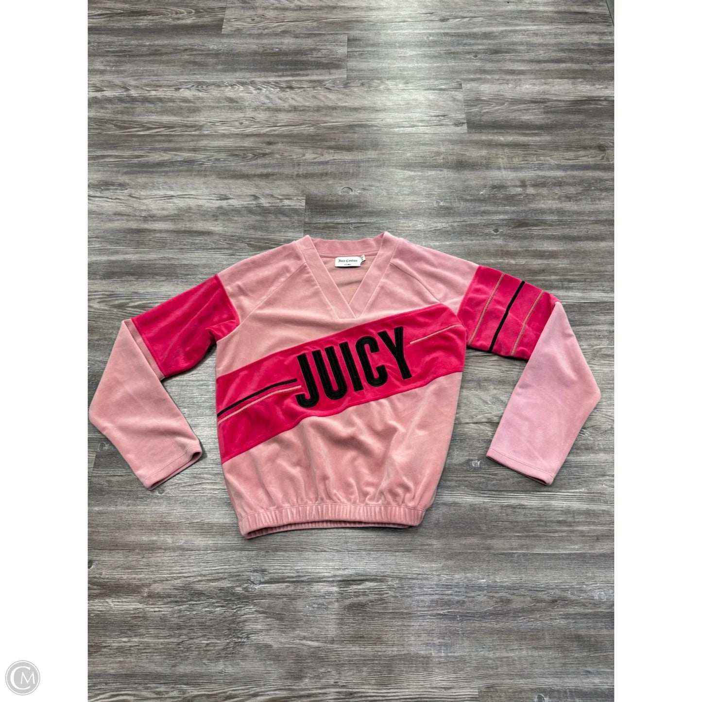Sweatshirt Collar By Juicy Couture In Pink, Size: Xs