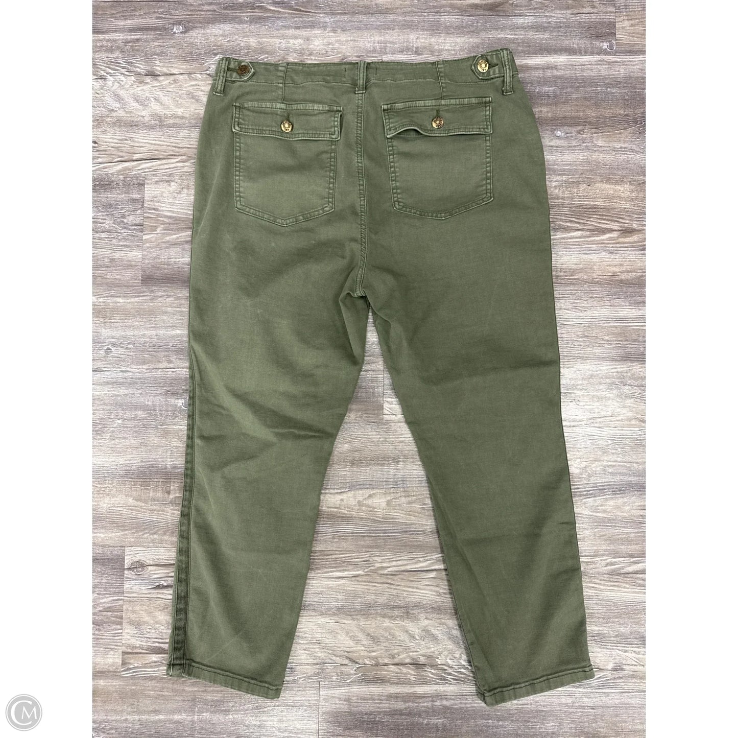 Pants Cropped By Pistola In Green, Size: 14