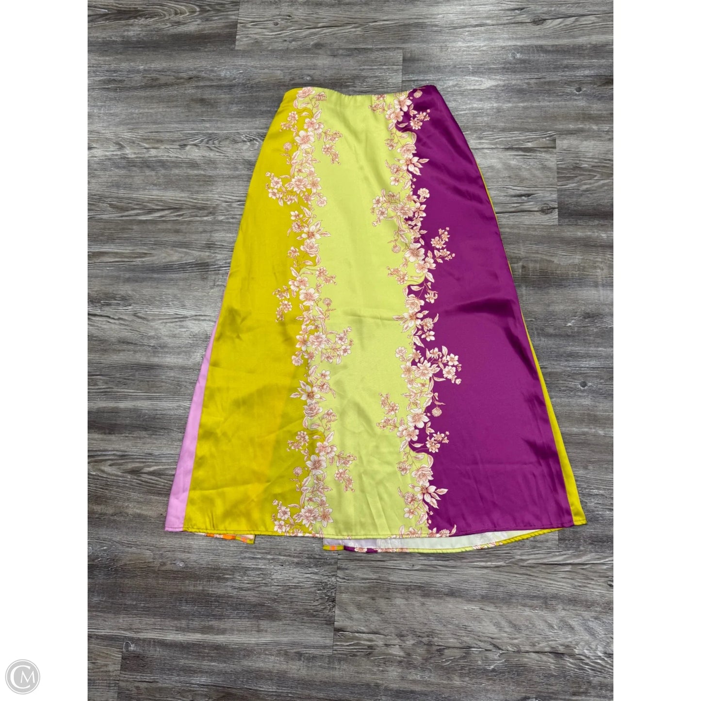 Skirt Midi By Current Air In Yellow, Size: Xs