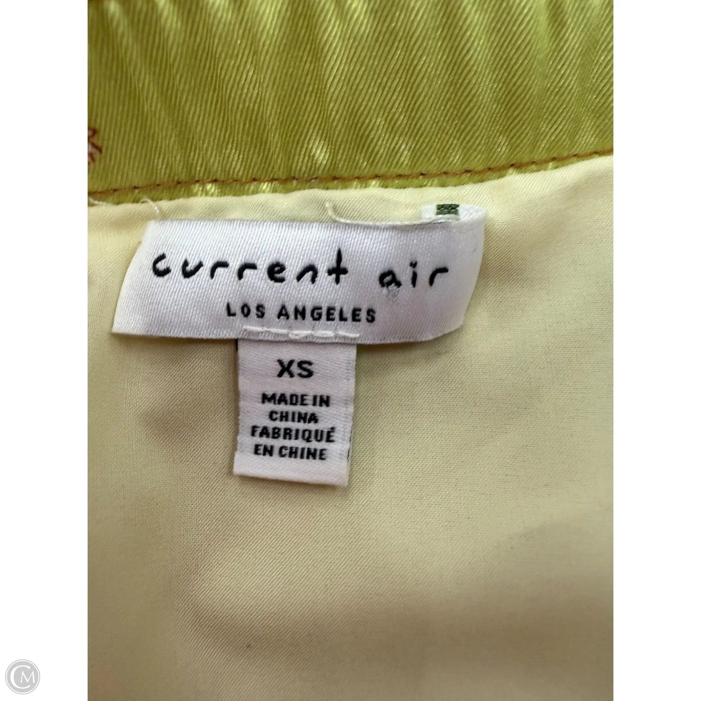 Skirt Midi By Current Air In Yellow, Size: Xs