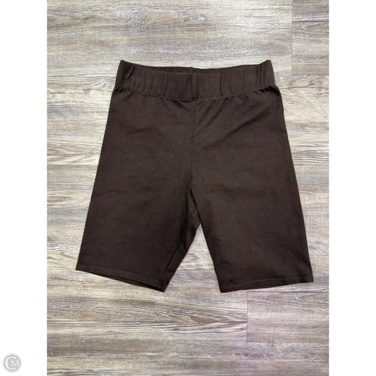 Shorts Designer By Good American In Brown, Size: M