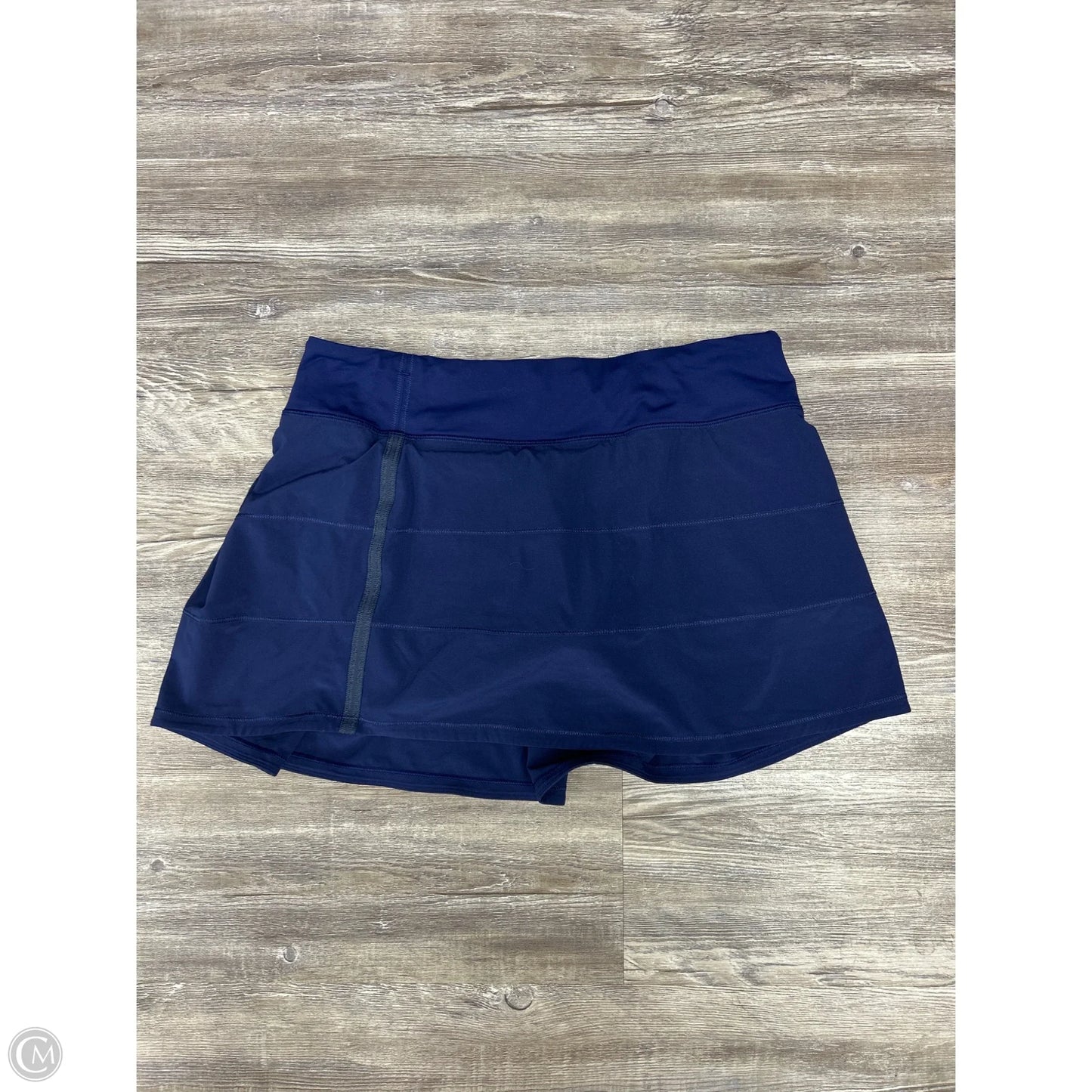 Athletic Skort By Lululemon In Blue, Size: 10l