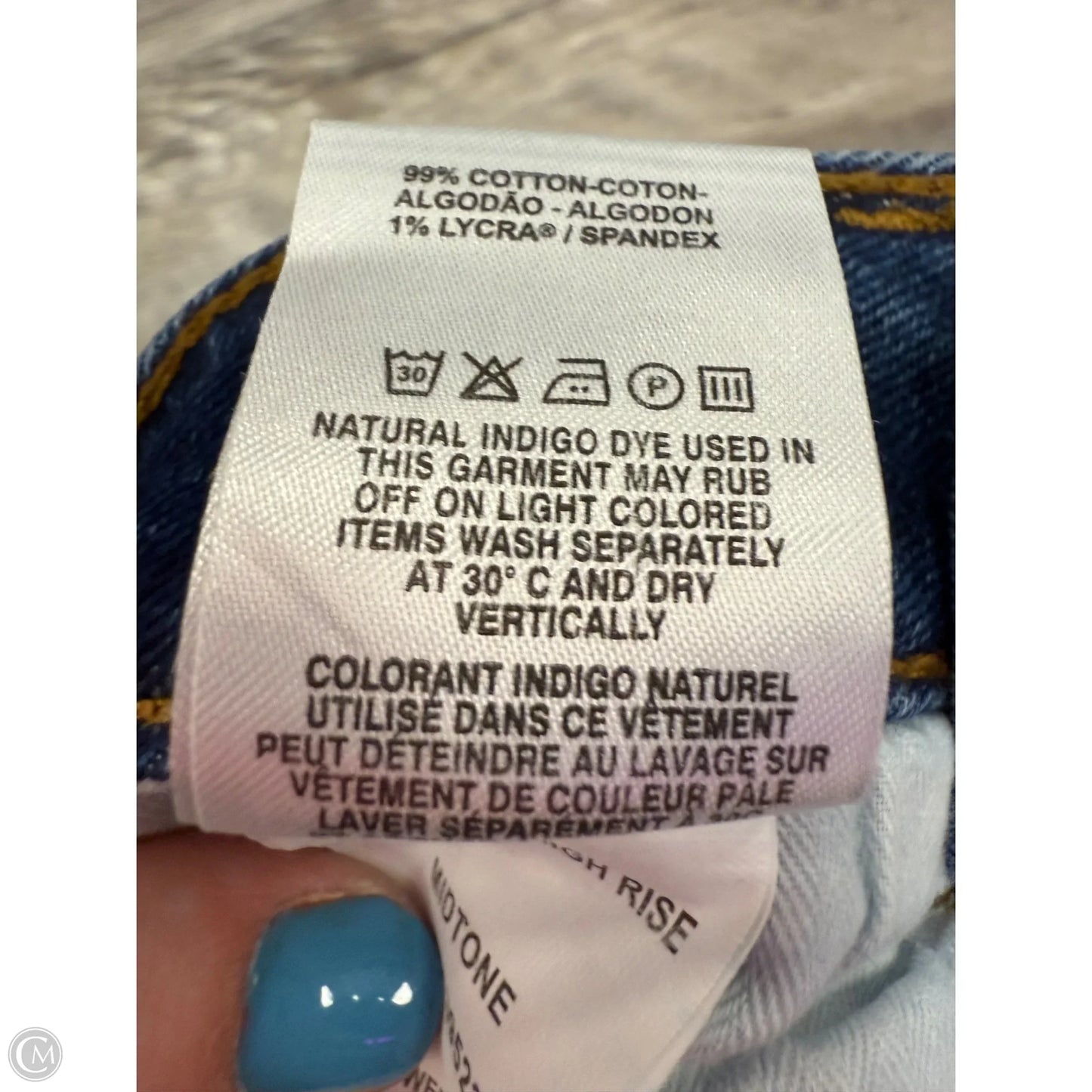 Jeans Boot Cut By Warp+Weft In Blue Denim, Size: 2