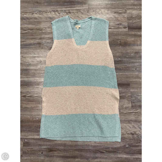 Tunic Sleeveless By Pilcro In Blue & Tan, Size: M