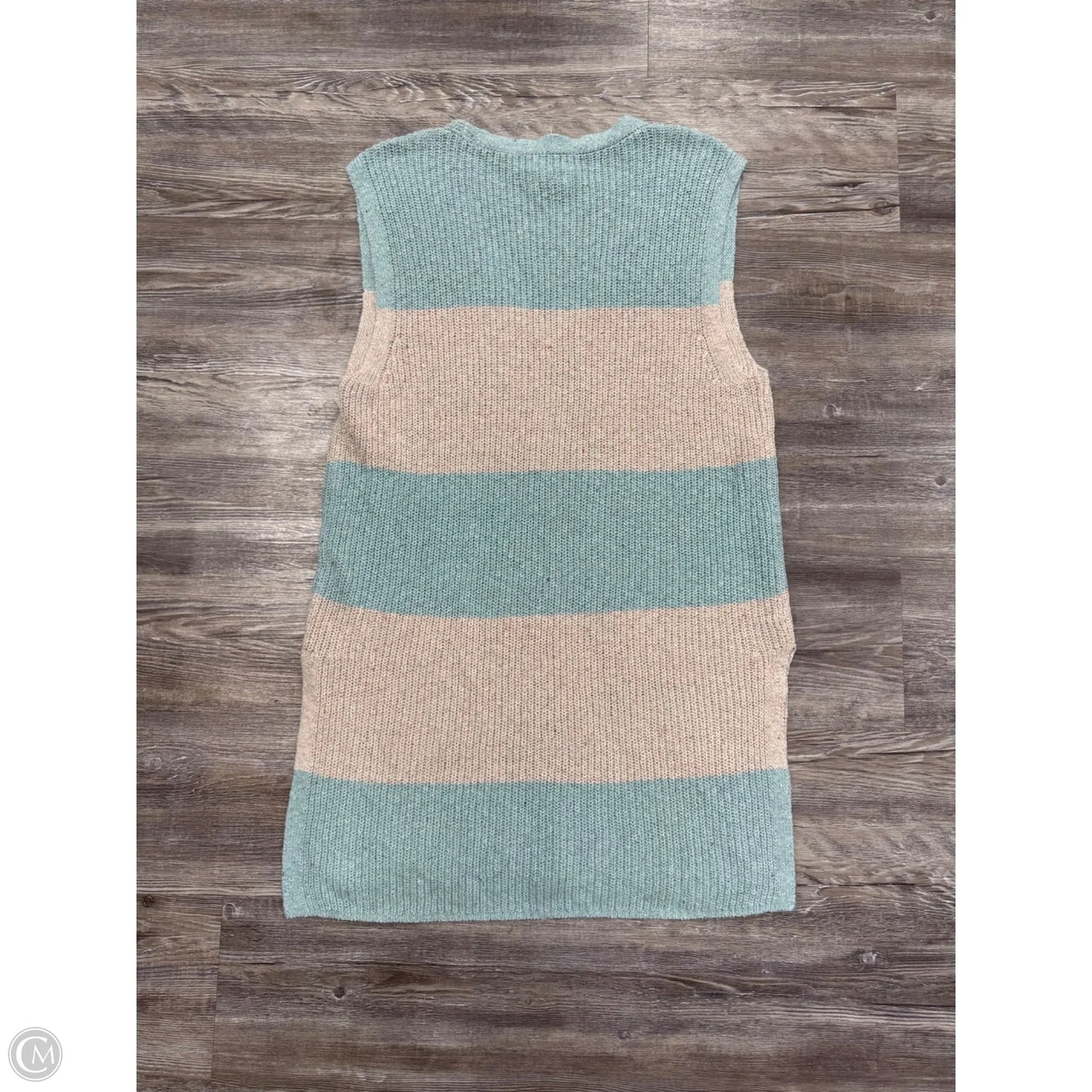 Tunic Sleeveless By Pilcro In Blue & Tan, Size: M