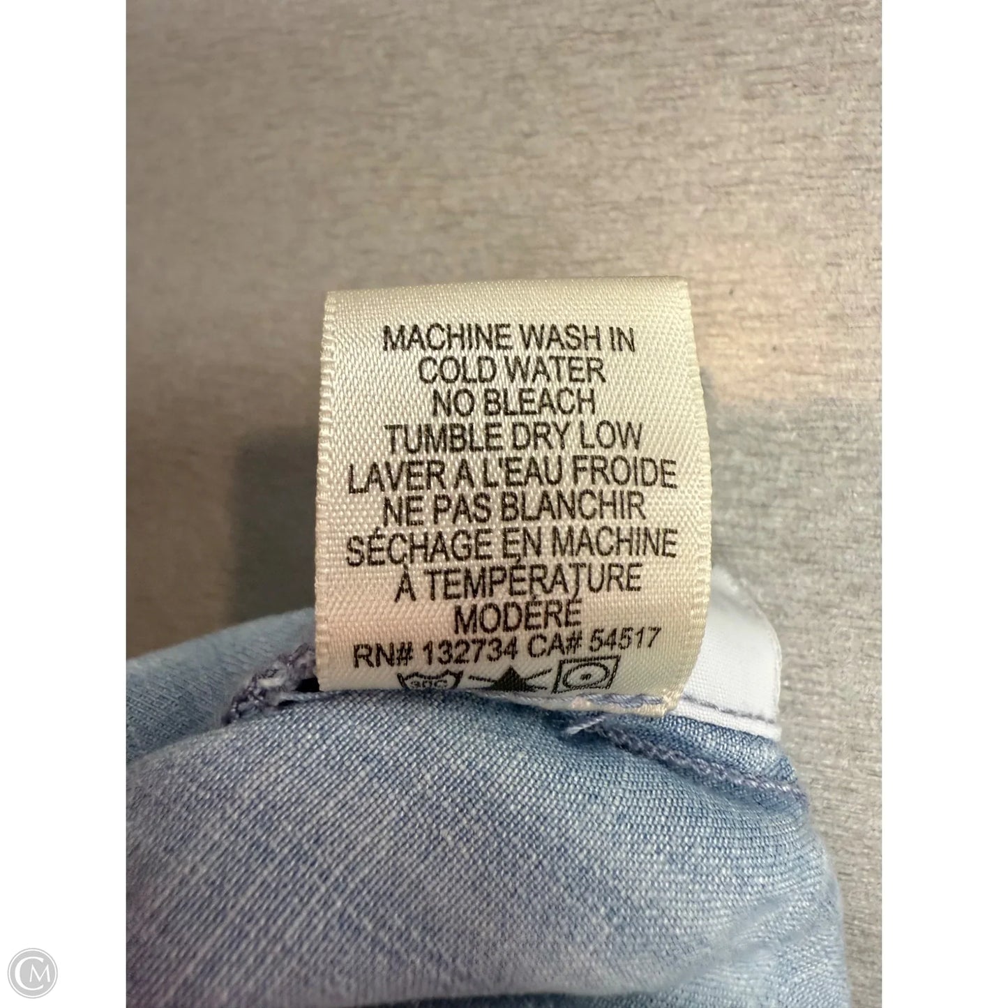 Romper By Cloth & Stone In Blue Denim, Size: M