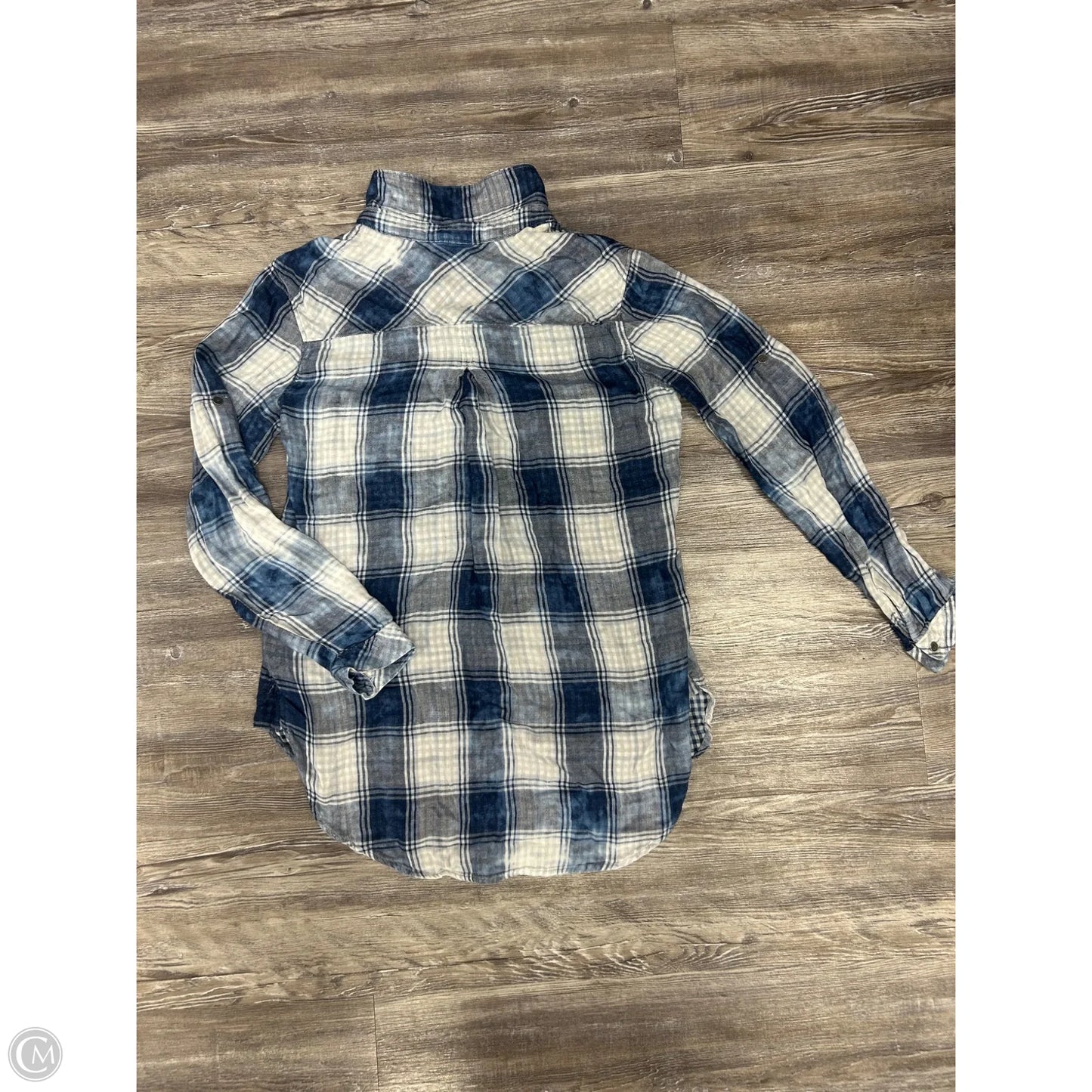 Top Long Sleeve By Cloth & Stone In Blue, Size: S