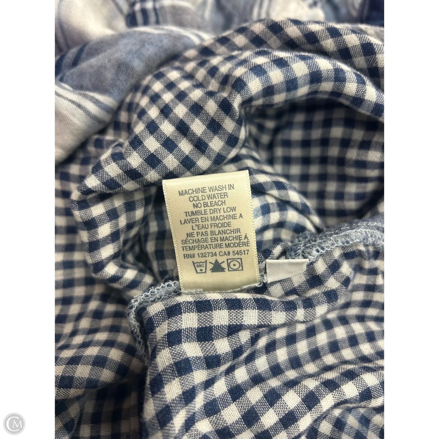 Top Long Sleeve By Cloth & Stone In Blue, Size: S