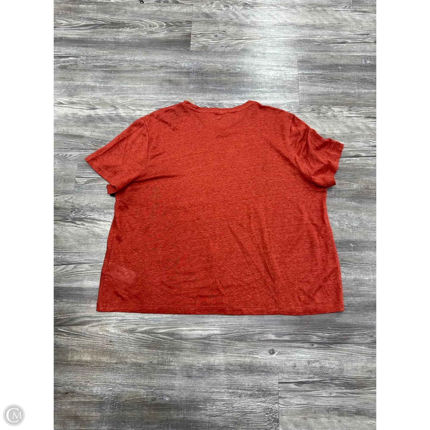 Top Short Sleeve By J. Crew In Orange, Size: L