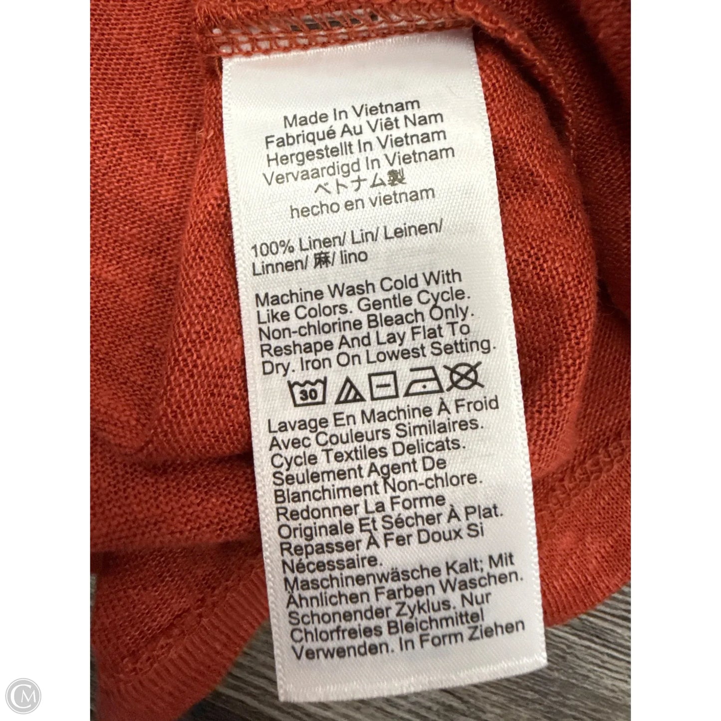 Top Short Sleeve By J. Crew In Orange, Size: L