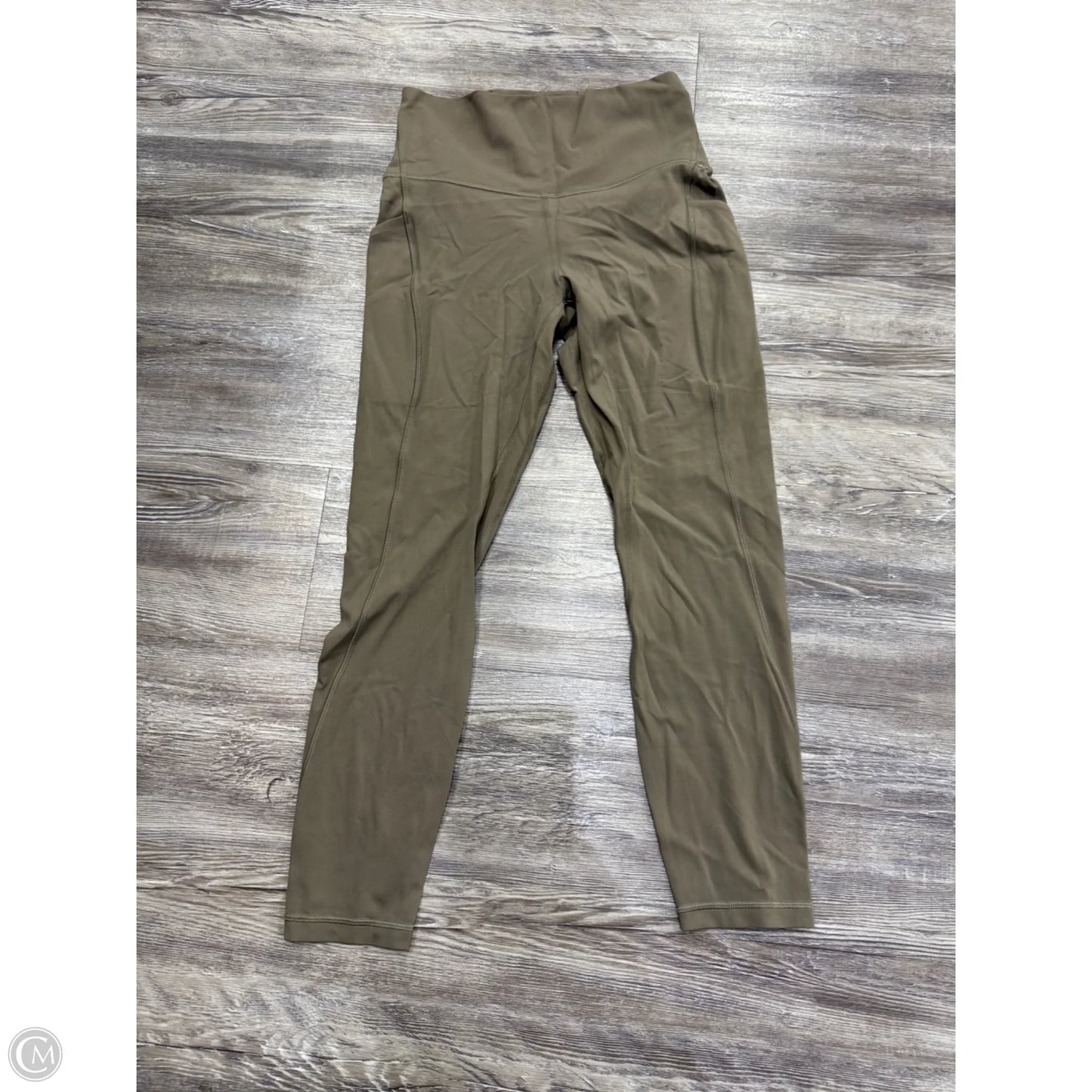 Athletic Leggings By Lululemon In Taupe, Size: 8